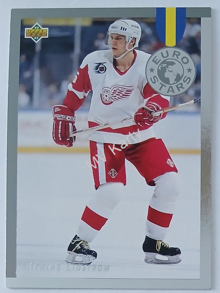 1992-93 Upper Deck - Euro Stars #E9 Nicklas Lidstrom
