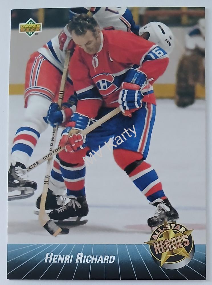 1992-93 Upper Deck - All-Stars #47 Henri Richard