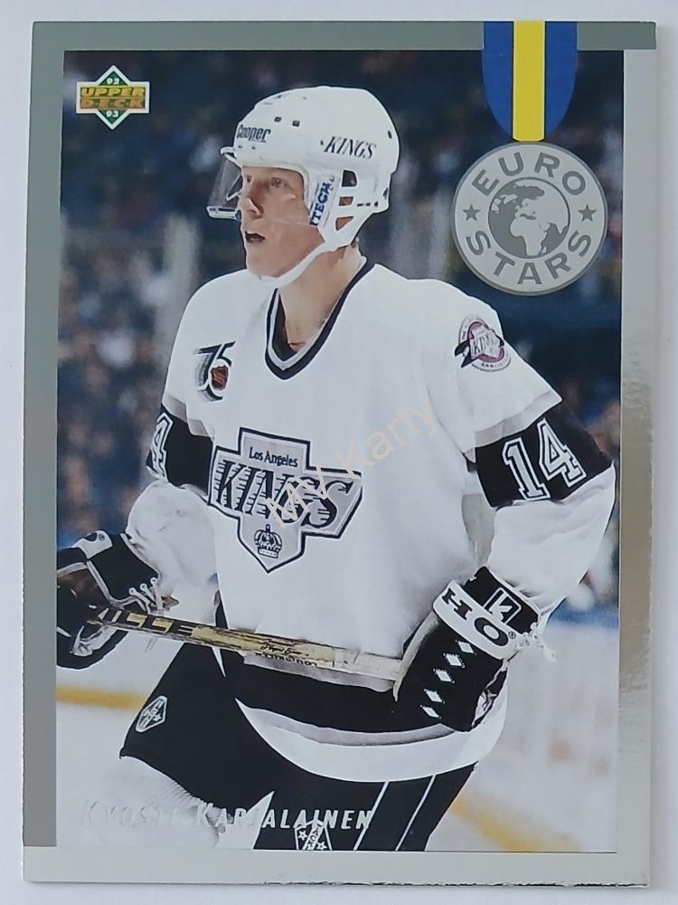 1992-93 Upper Deck - Euro Stars #E6 Kyosti Karjalainen