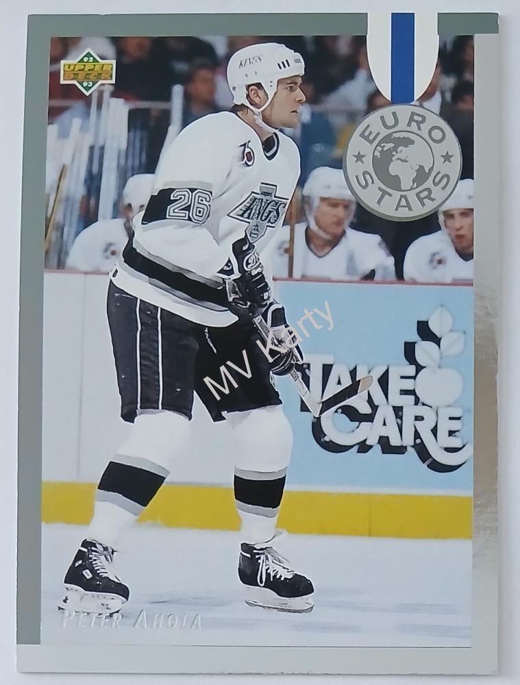 1992-93 Upper Deck - Euro Stars #E5 Peter Ahola