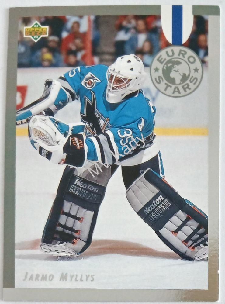 1992-93 Upper Deck - Euro Stars #E19 Jarmo Myllys