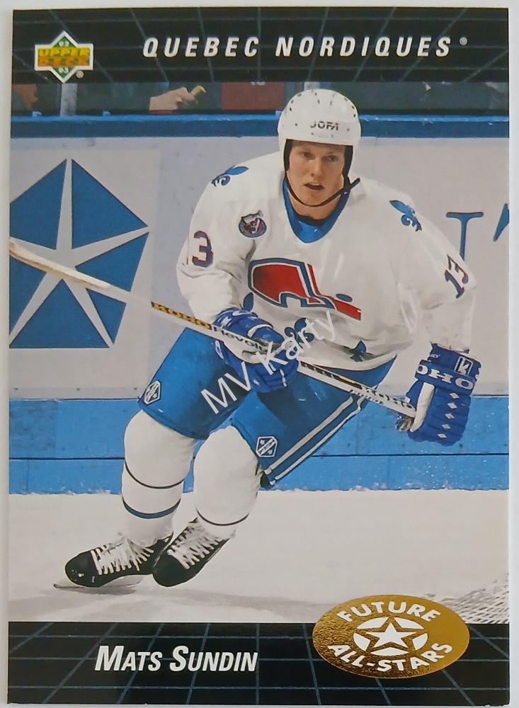 1992-93 Upper Deck - All-Stars #59 Mats Sundin