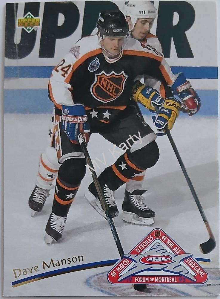 1992-93 Upper Deck - All-Stars #30 Dave Manson