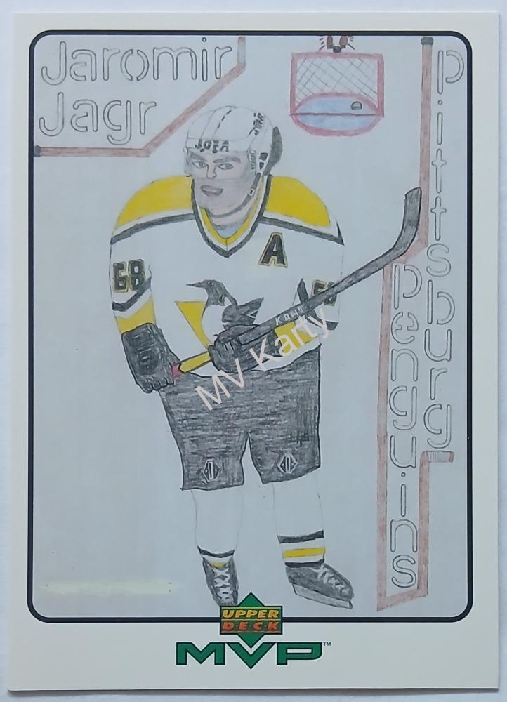 1999-00 Upper Deck MVP - Draw Your Own Card #W14 Jaromir Jagr