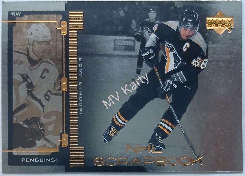 1999-00 Upper Deck - NHL Scrapbook #SB-4 Jaromir Jagr