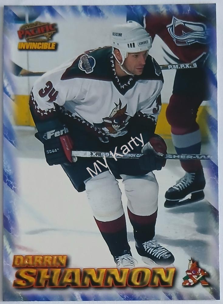 1997-98 Pacific Invincible - NHL Regime #154 Darrin Shannon