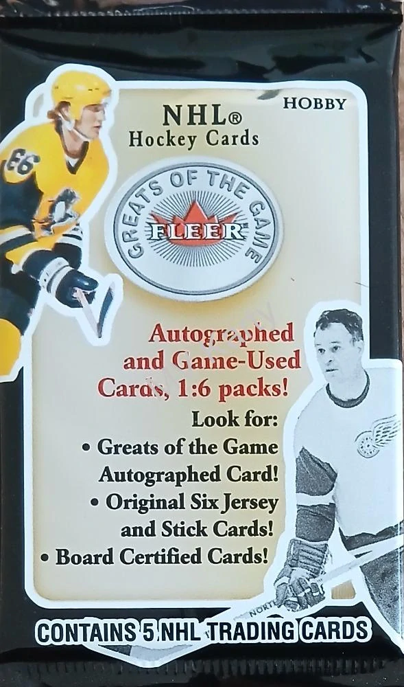 2001-02 Fleer Greats of the Game Hobby balíček