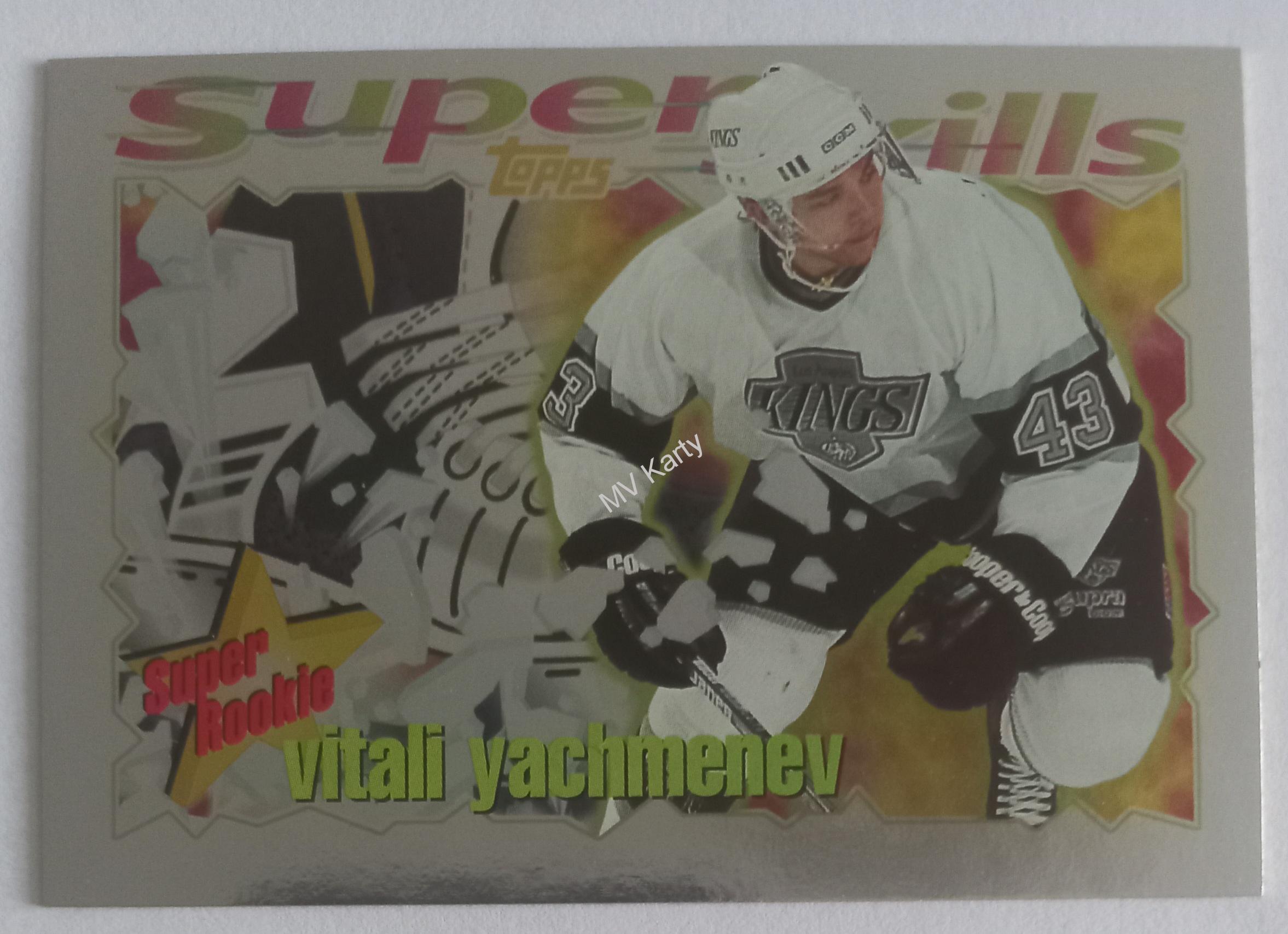 1995-96 Topps Super Skills - Super Rookies #SR15 Vitali Yachmenev