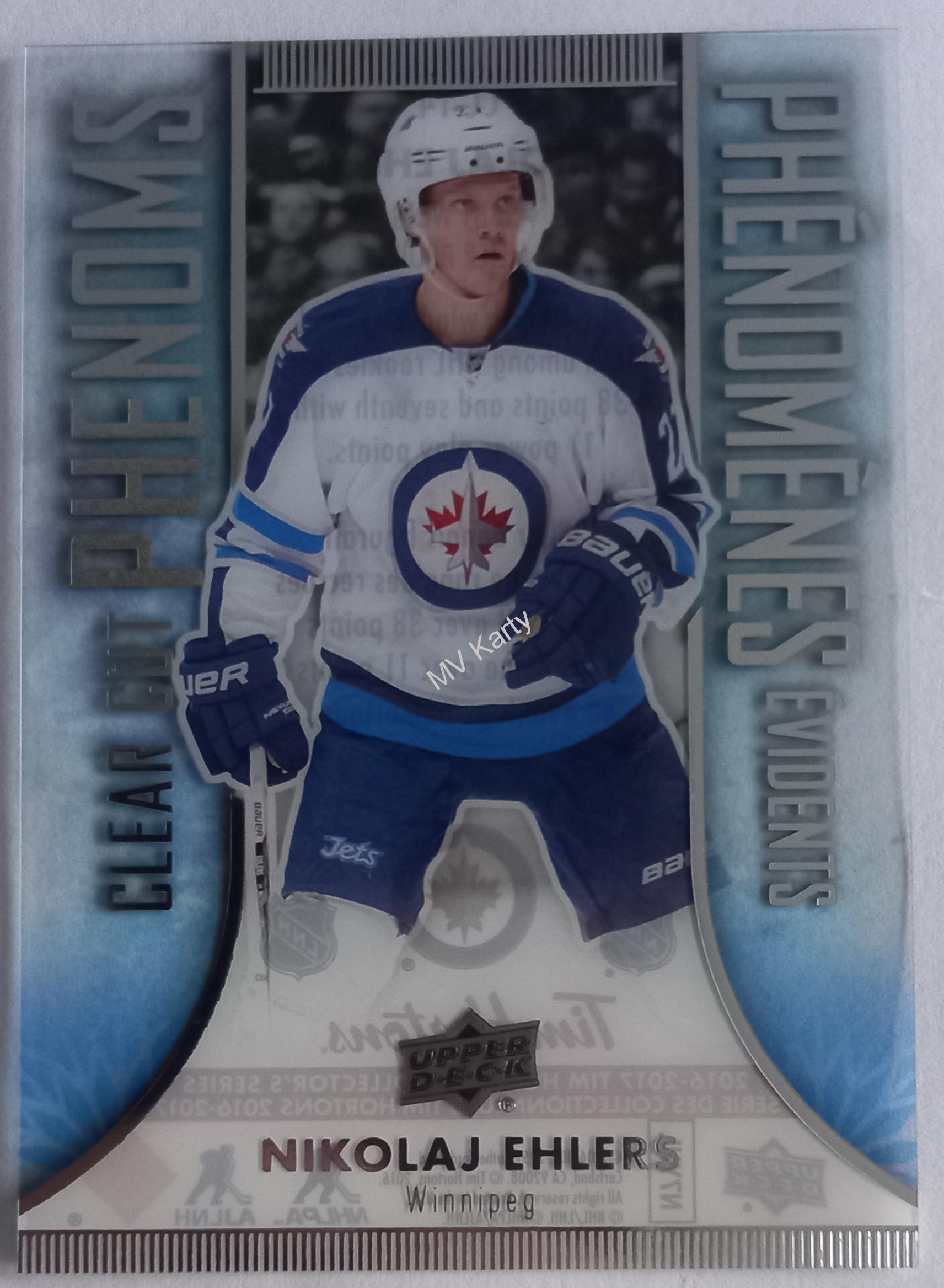 2016-17 Upper Deck Tim Hortons Collector's Series - Clear Cut Phenoms #CC-14 Nikolaj Ehlers