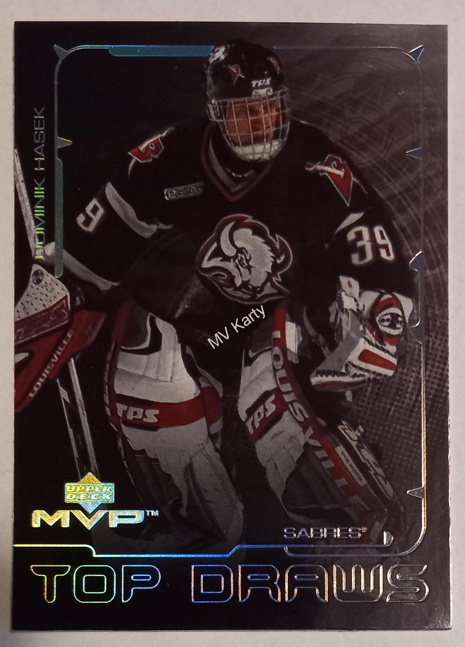2000-01 Upper Deck MVP - Top Draws #TD2 Dominik Hasek