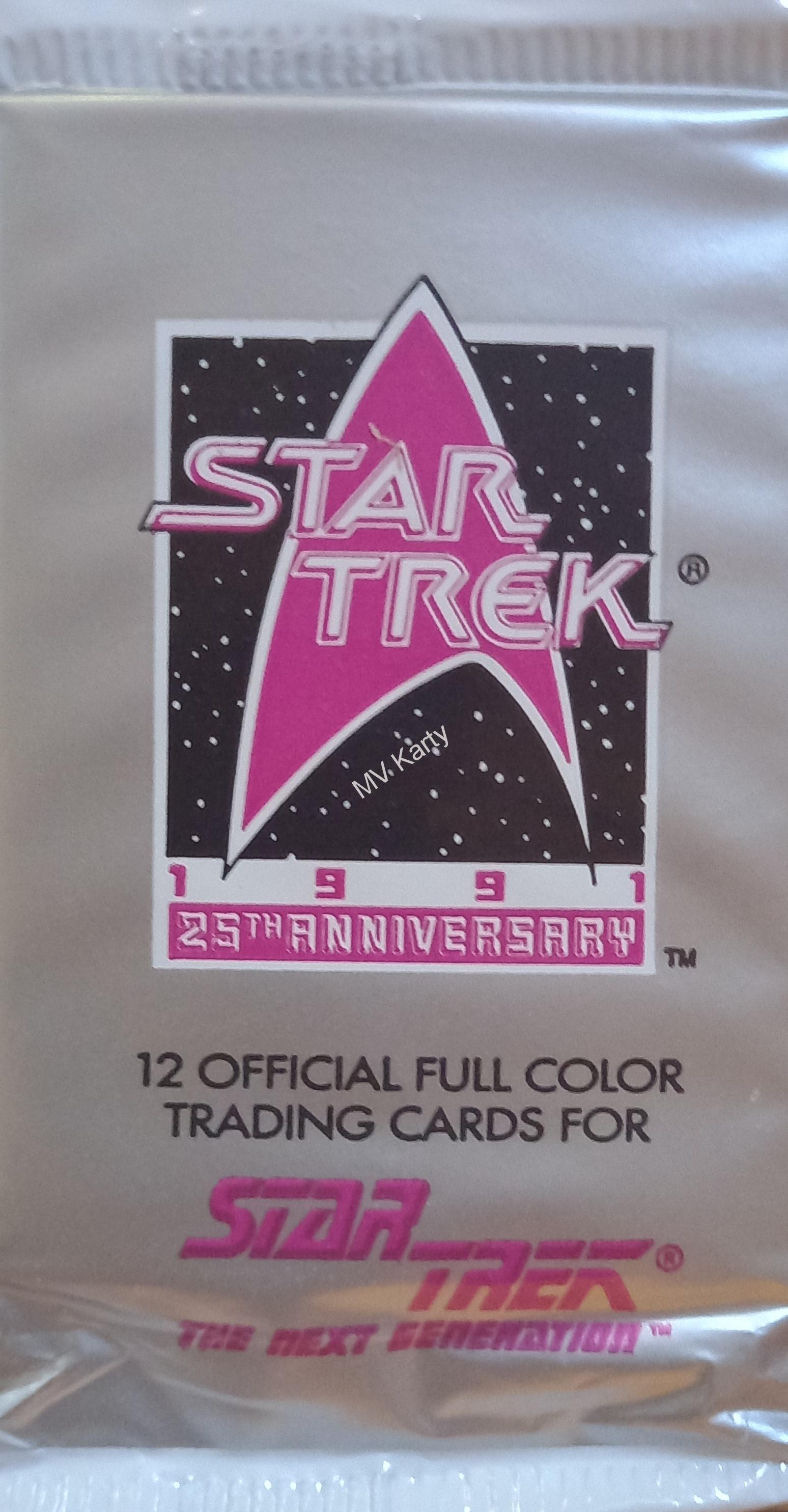 1991 Impel Star Trek 25th Anniversary S1 Next Generation balíček