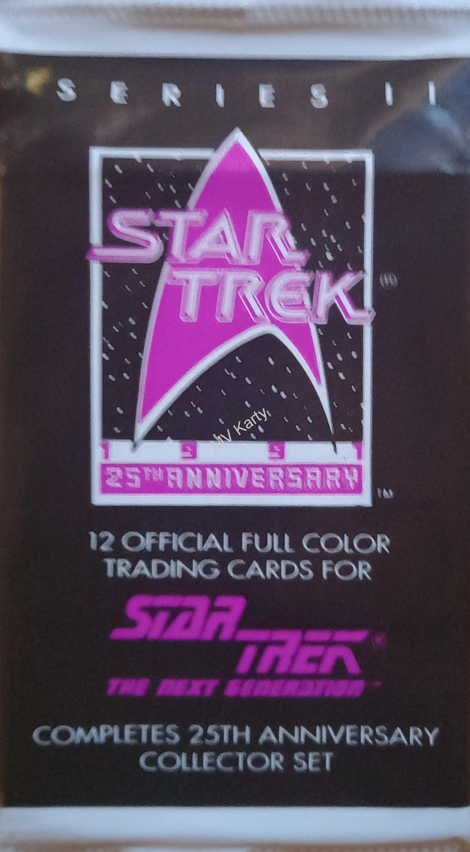 1991 Impel Star Trek 25th Anniversary S2 Next Generation balíček