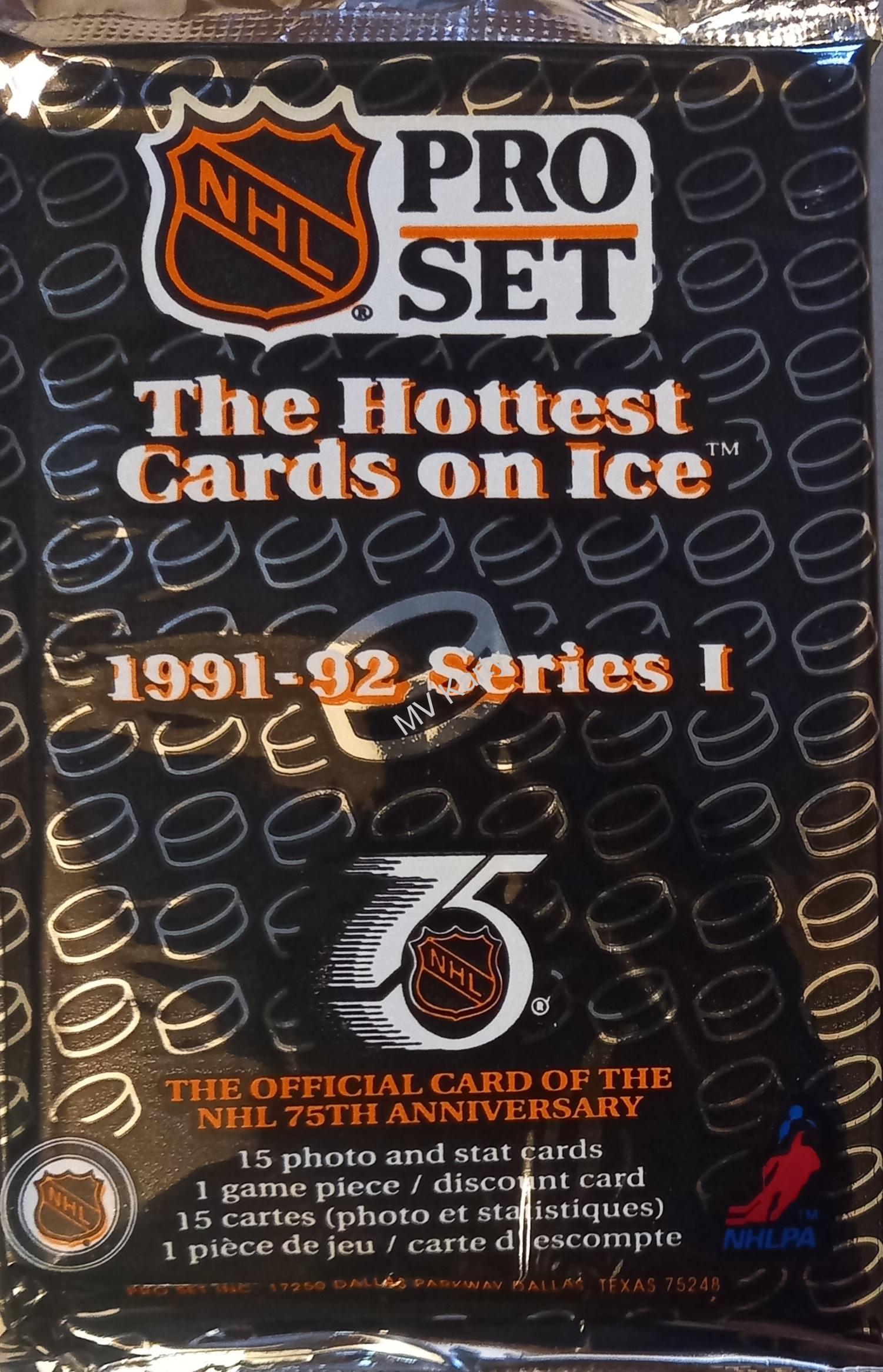 1991-92 Pro Set S1 EN balíček