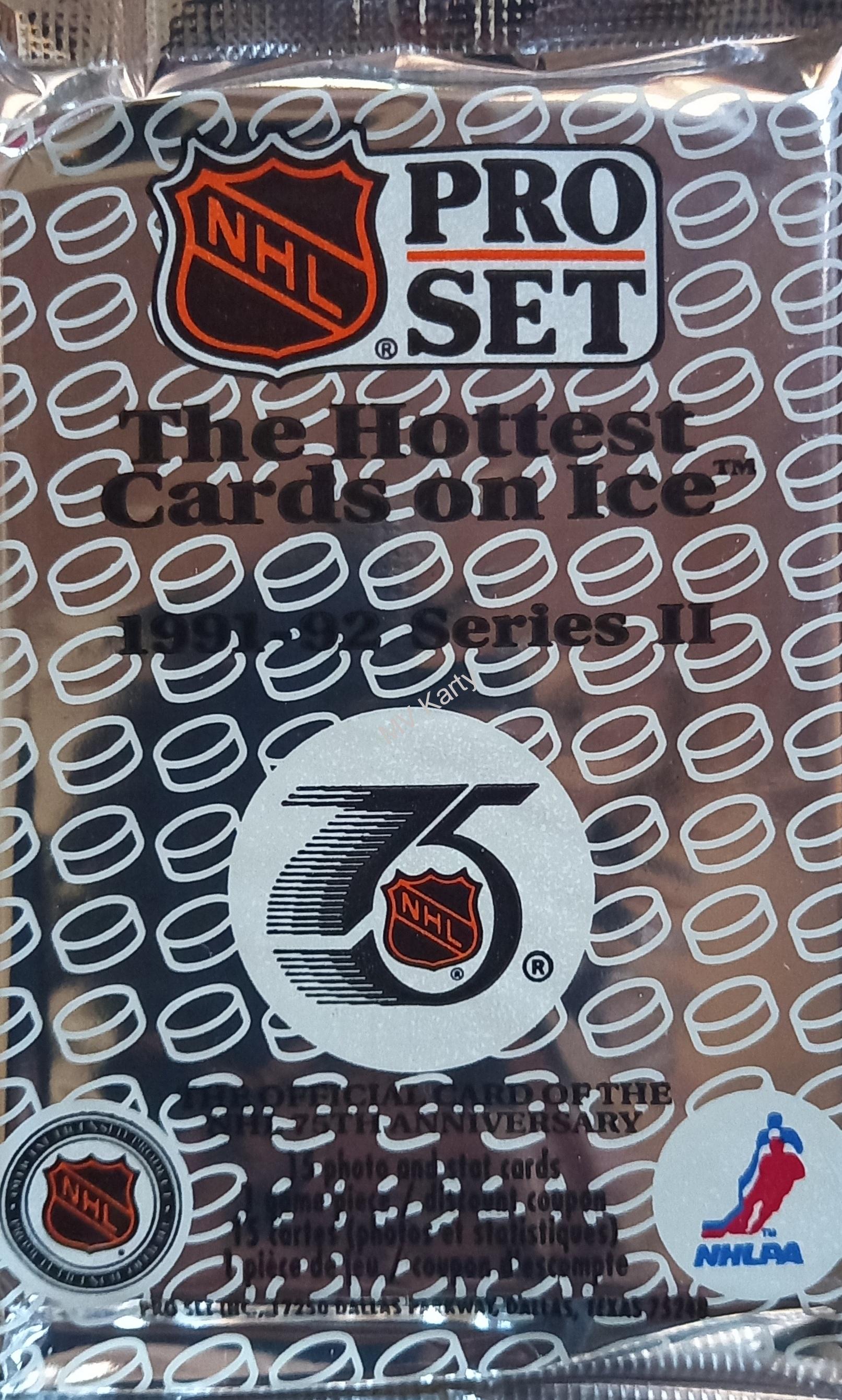 1991-92 Pro Set S2 EN balíček