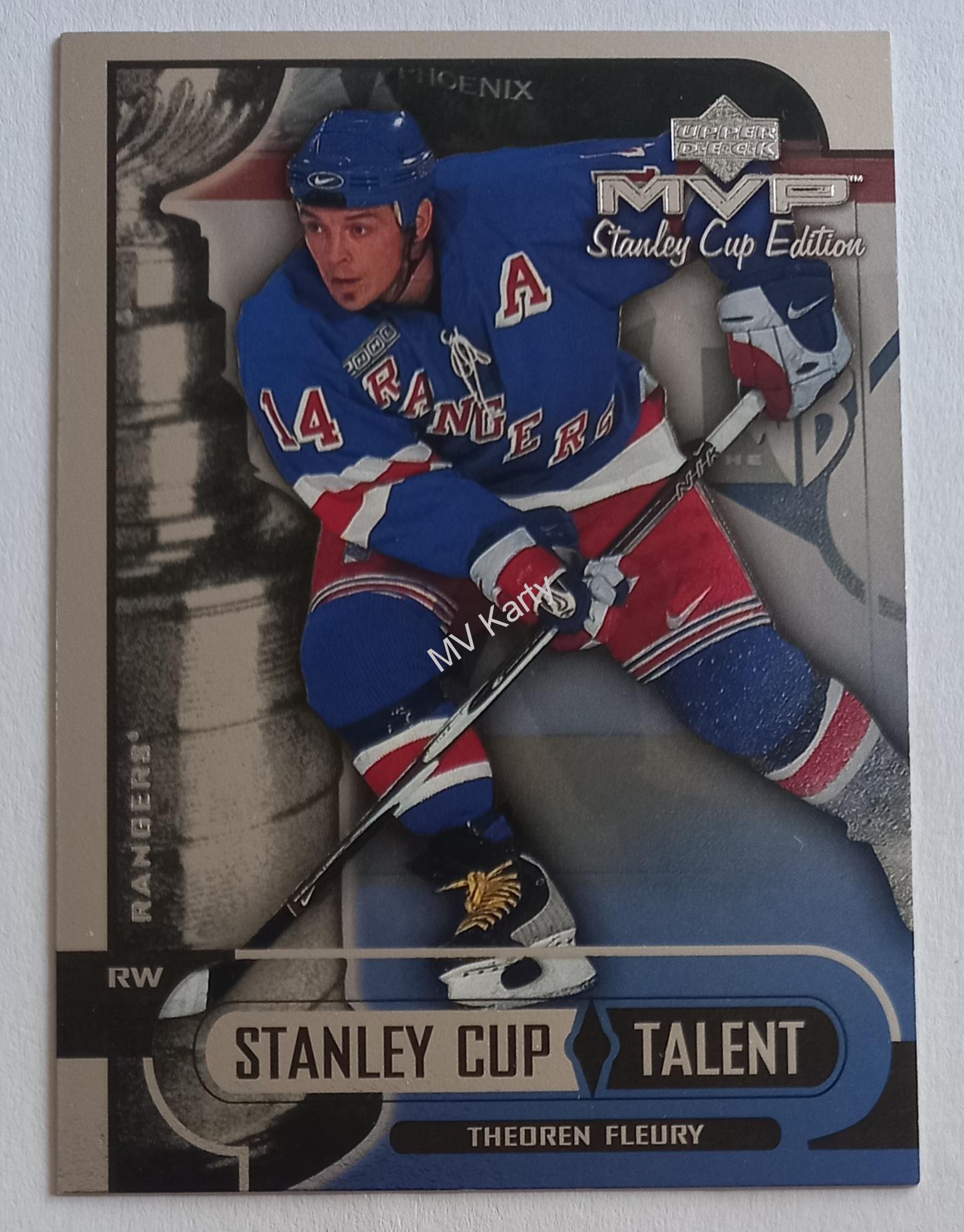 1999-00 Upper Deck MVP Stanley Cup Edition - Stanley Cup Talent #SC11 - Theoren Fleury