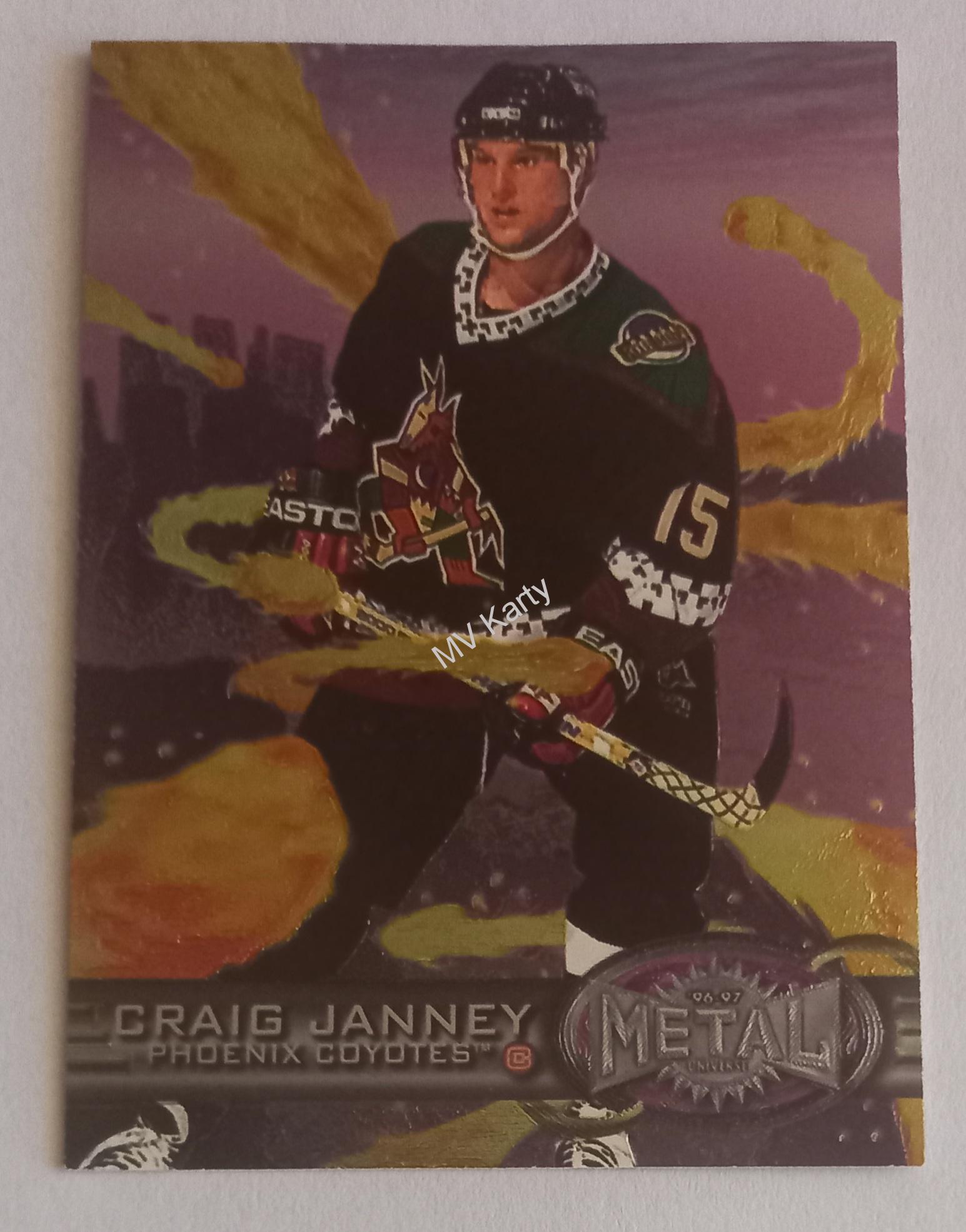 1996-97 Fleer Metal Universe #117 - Craig Janney
