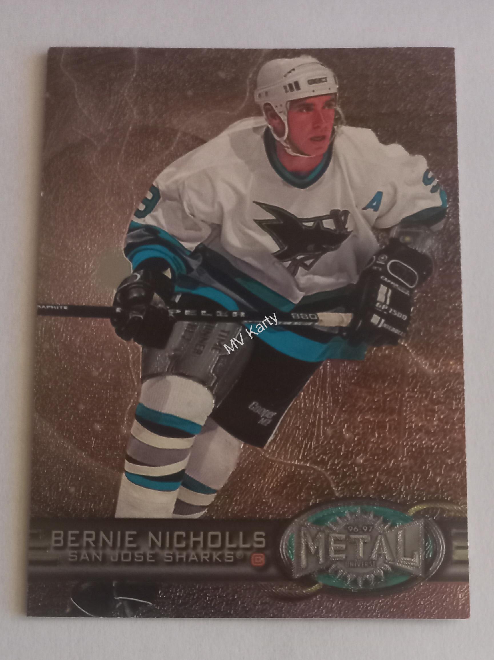 1996-97 Fleer Metal Universe #138 - Bernie Nicholls