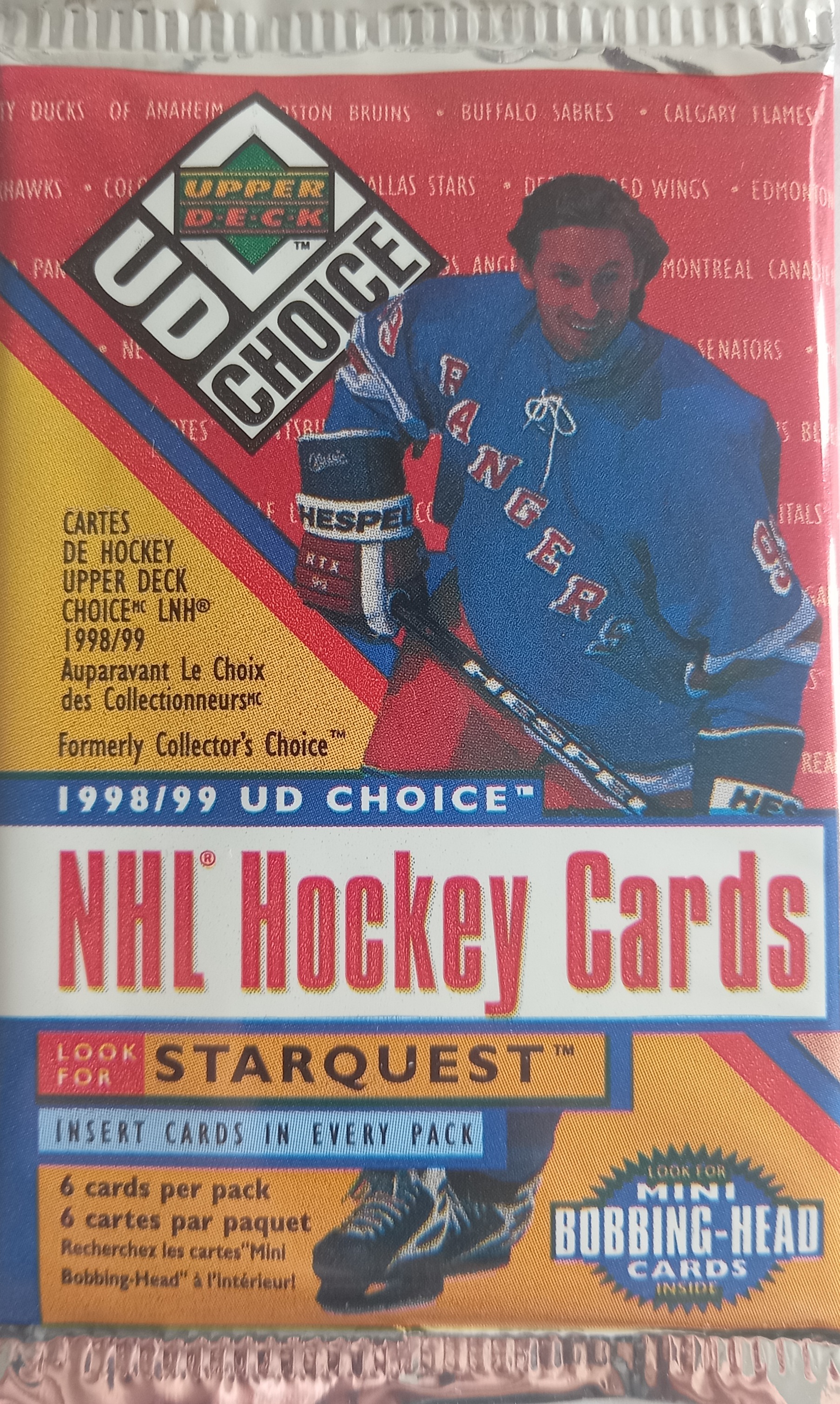 1998-99 UD Choice Hockey Balíček