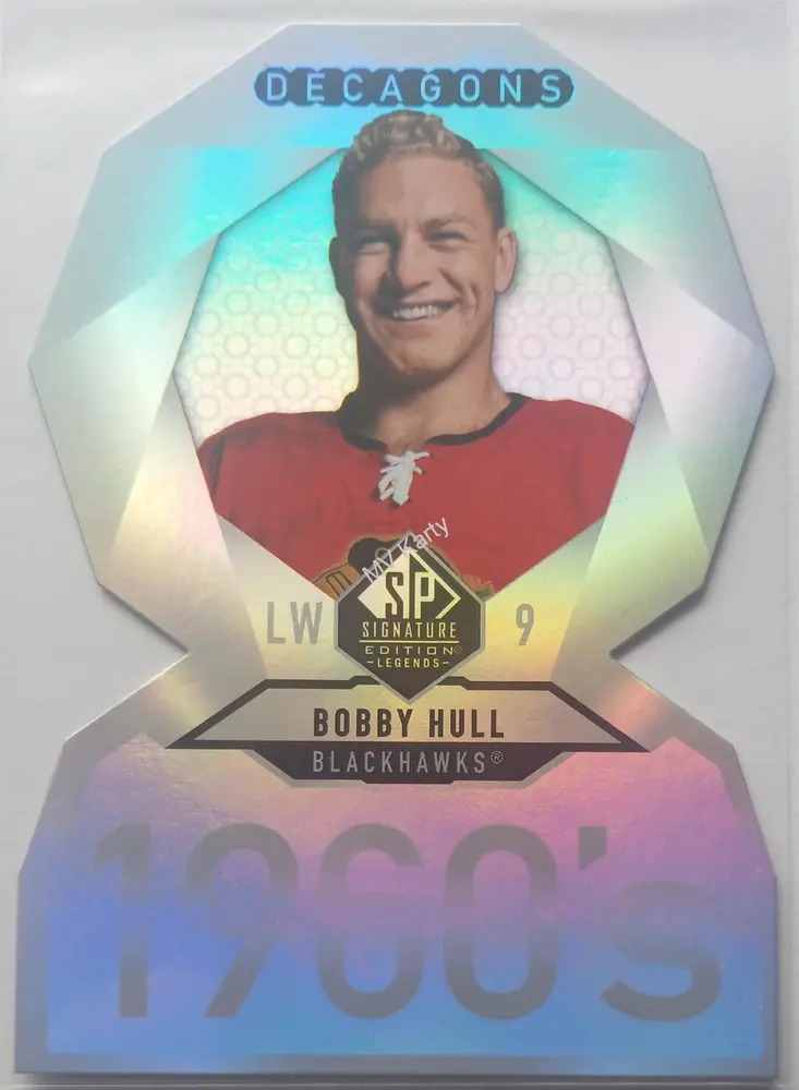 2020-21 Upper Deck SP Signature Edition Legends - Decagons #DC-10 Bobby Hull