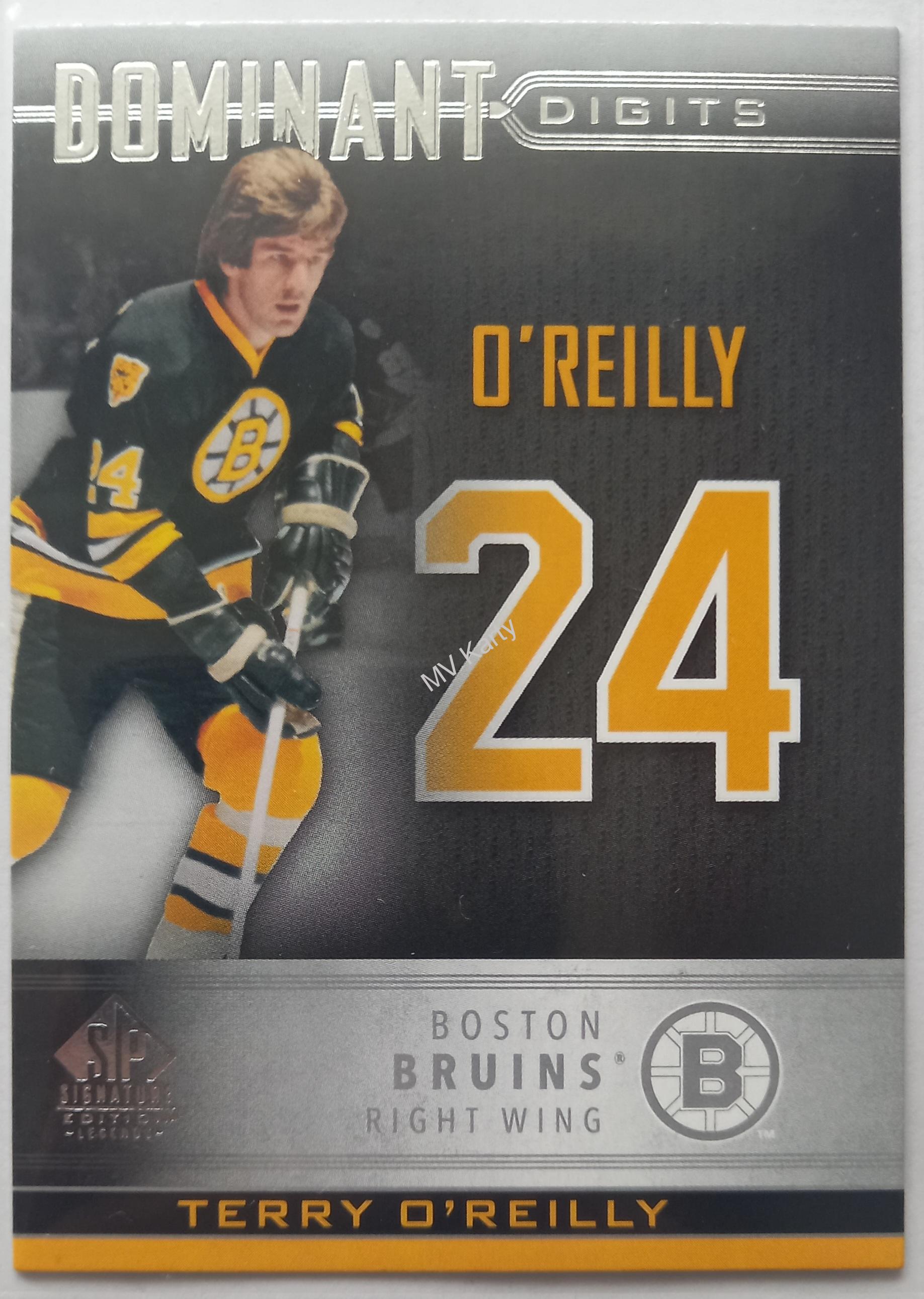 2020-21 Upper Deck SP Signature Edition Legends - Dominant Digits #DD-28 Terry O´Reilly