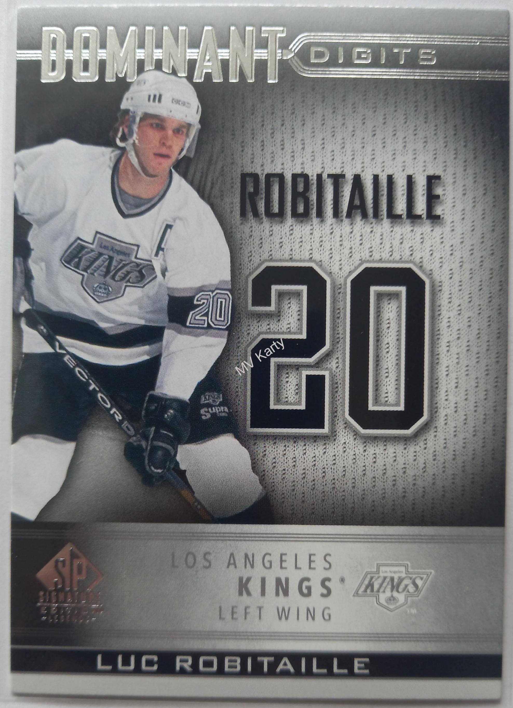 2020-21 Upper Deck SP Signature Edition Legends - Dominant Digits #DD-41 Luc Robitaille