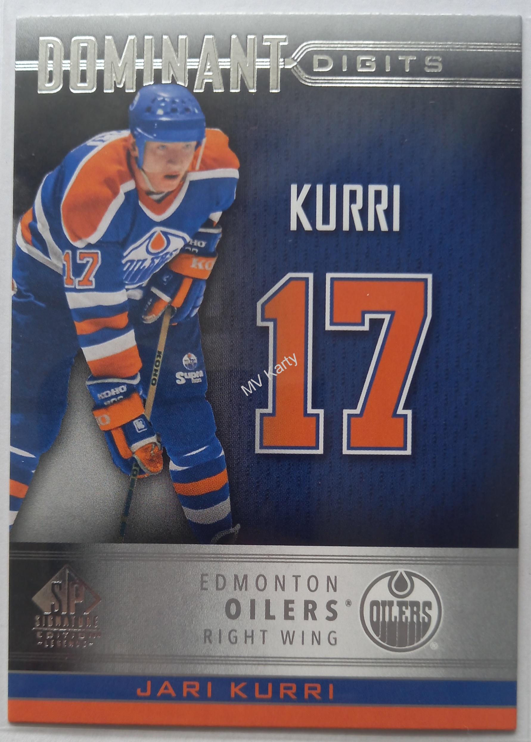 2020-21 Upper Deck SP Signature Edition Legends - Dominant Digits #DD-17 Jari Kurri