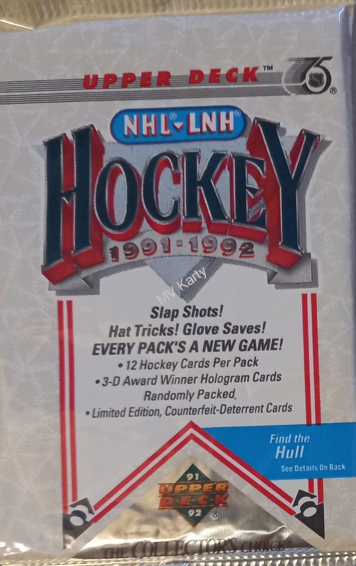 1991-92 Upper Deck S1 EN balíček
