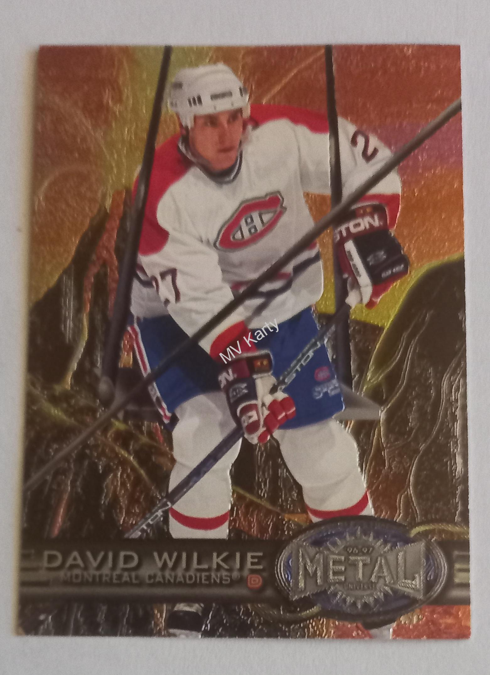 1996-97 Fleer Metal Universe #195 - David Wilkie
