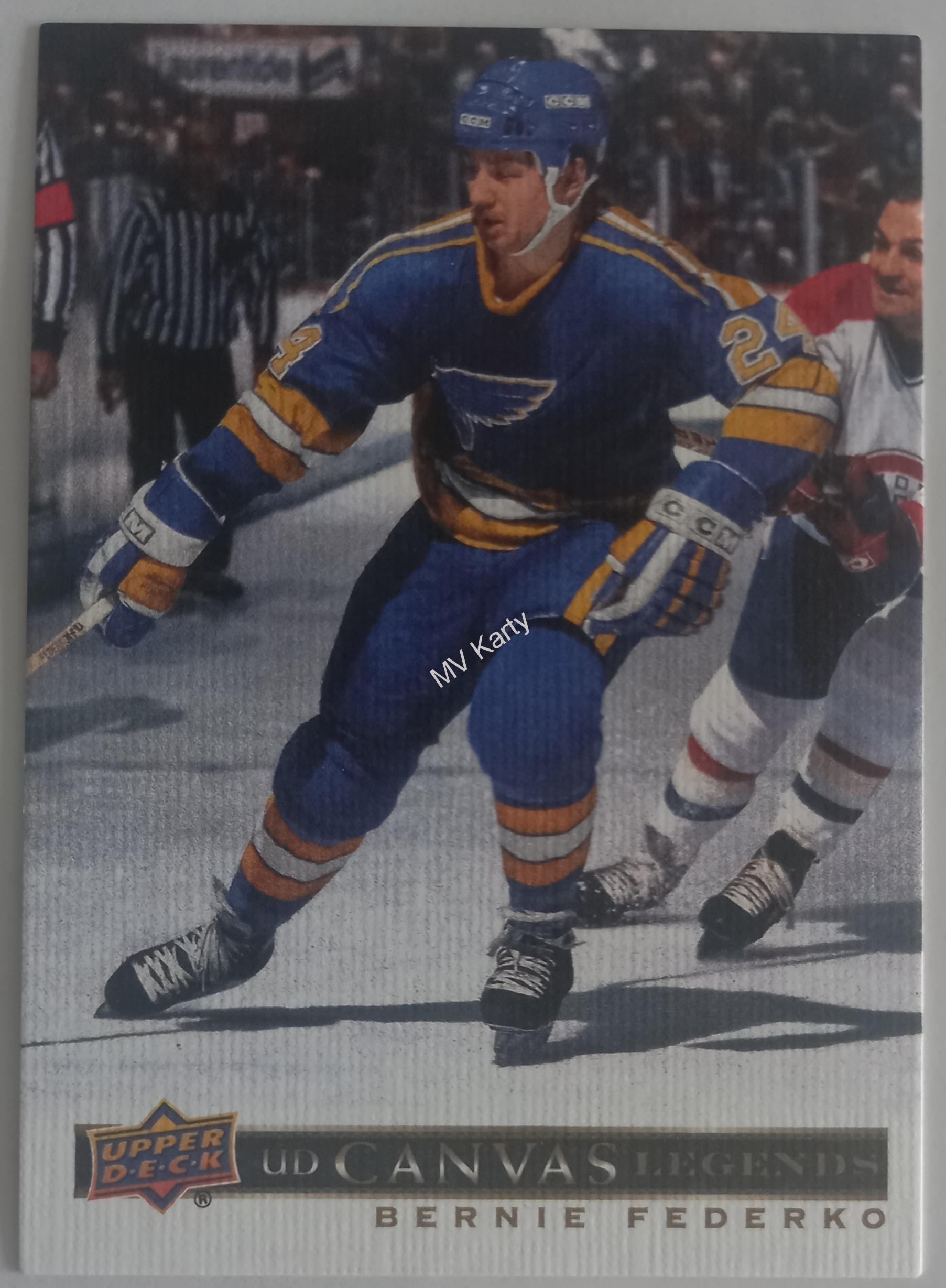 2020-21 Upper Deck SP Signature Edition Legends - UD Canvas Legends #C-6 Bernie Federko