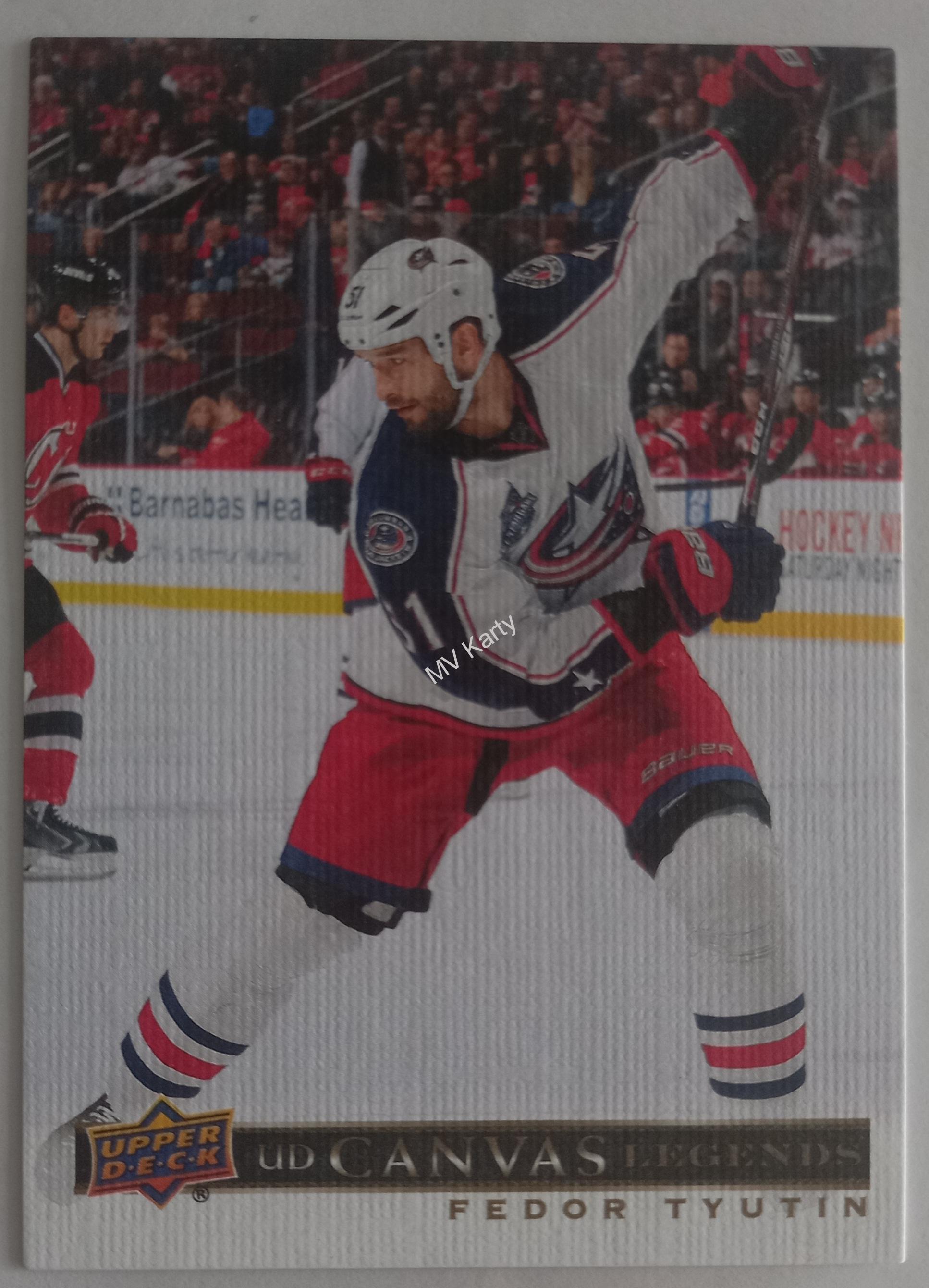 2020-21 Upper Deck SP Signature Edition Legends - UD Canvas Legends #C-54 Fedor Tyutin