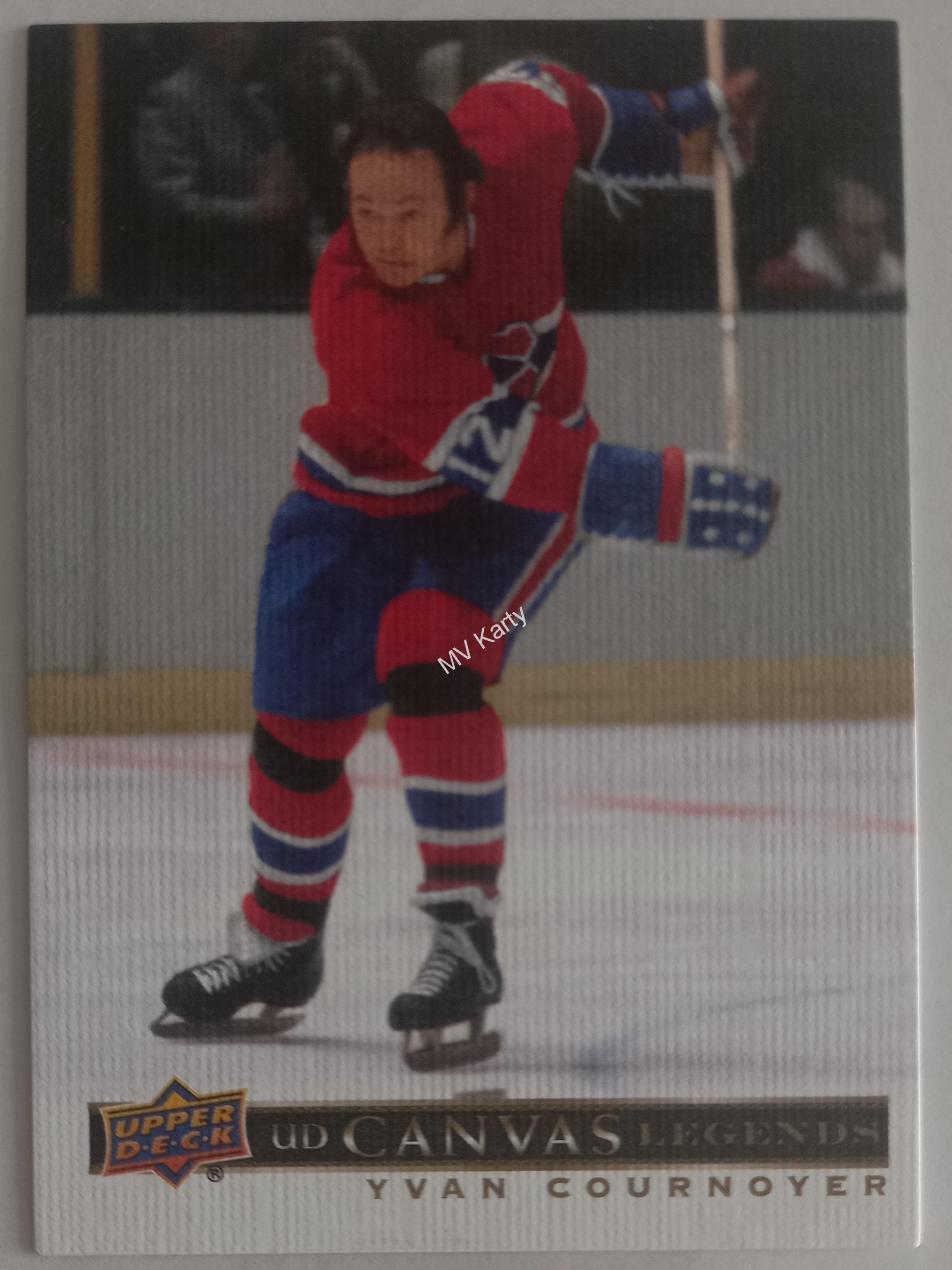 2020-21 Upper Deck SP Signature Edition Legends - UD Canvas Legends #C-21 Yvan Cournoyer