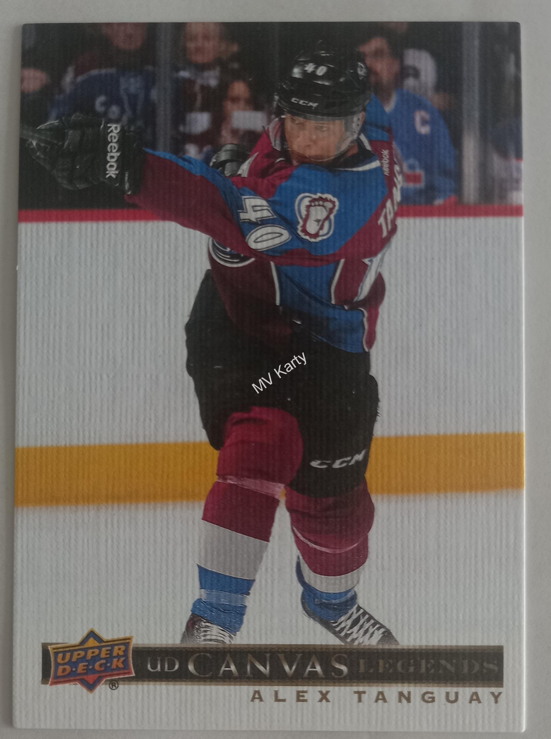 2020-21 Upper Deck SP Signature Edition Legends - UD Canvas Legends #C-46 Alex Tanguay