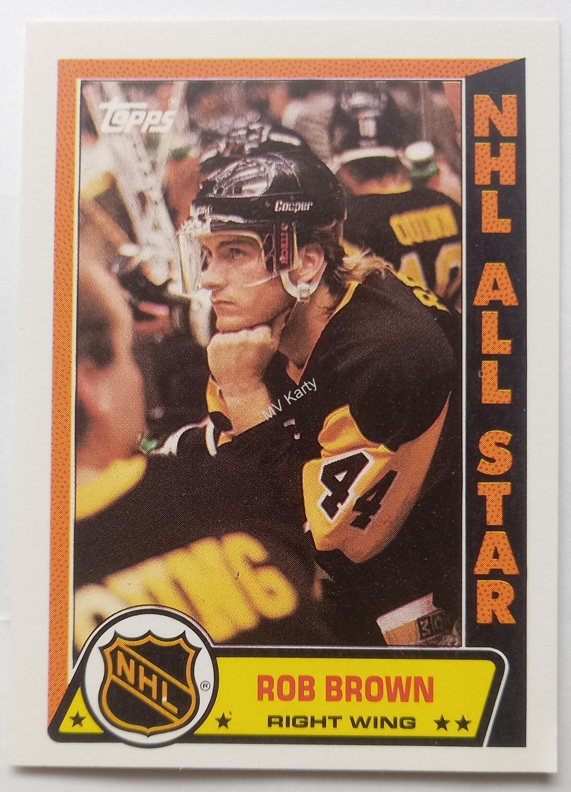 1989-90 Topps - Sticker Inserts #8 Rob Brown