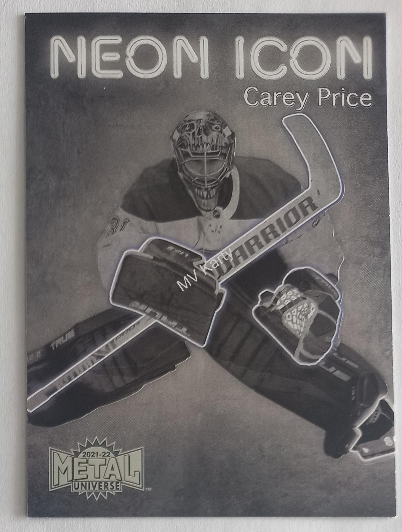 2021-22 Skybox Metal Universe - Neon Icon #NI-11 Carey Price