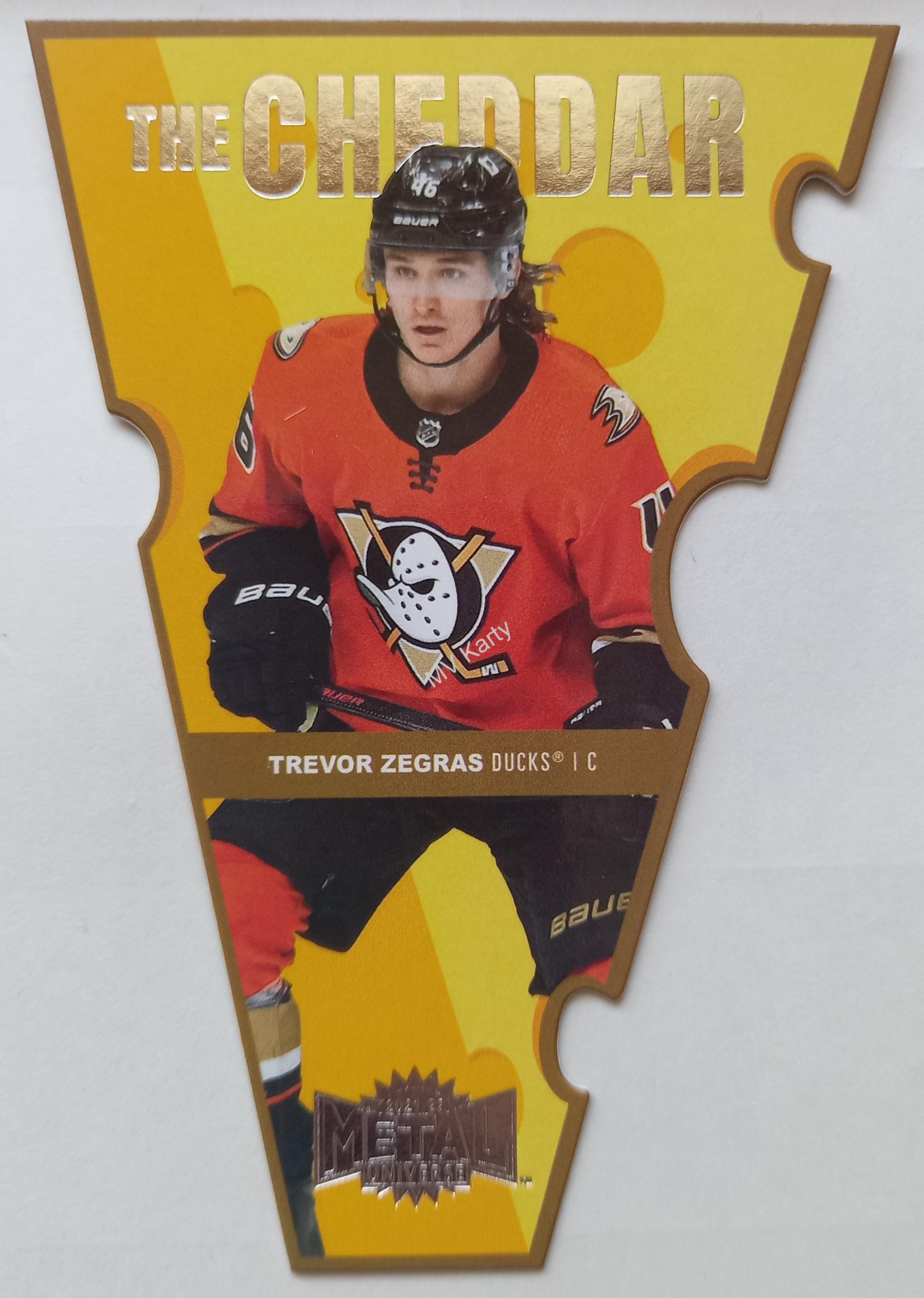 2021-22 Skybox Metal Universe - The Cheddar #TC-19 Trevor Zegras