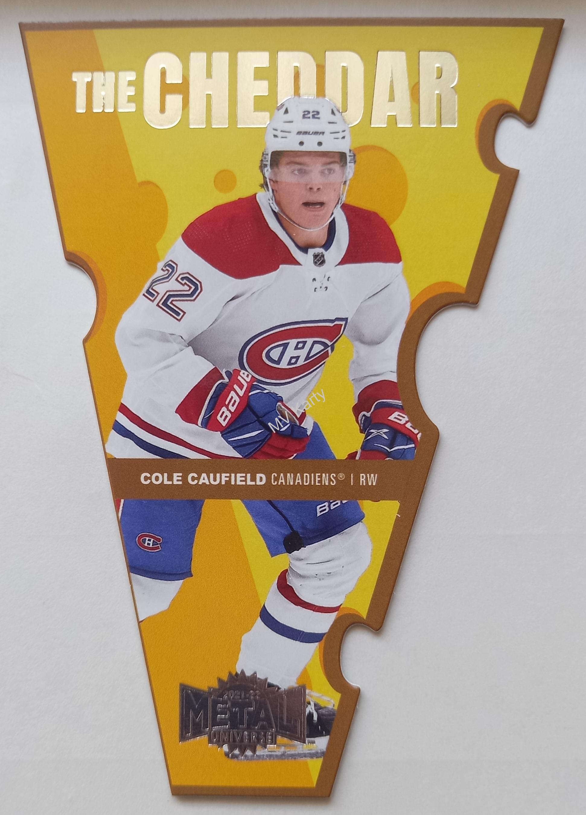 2021-22 Skybox Metal Universe - The Cheddar #TC-4 Cole Caufield
