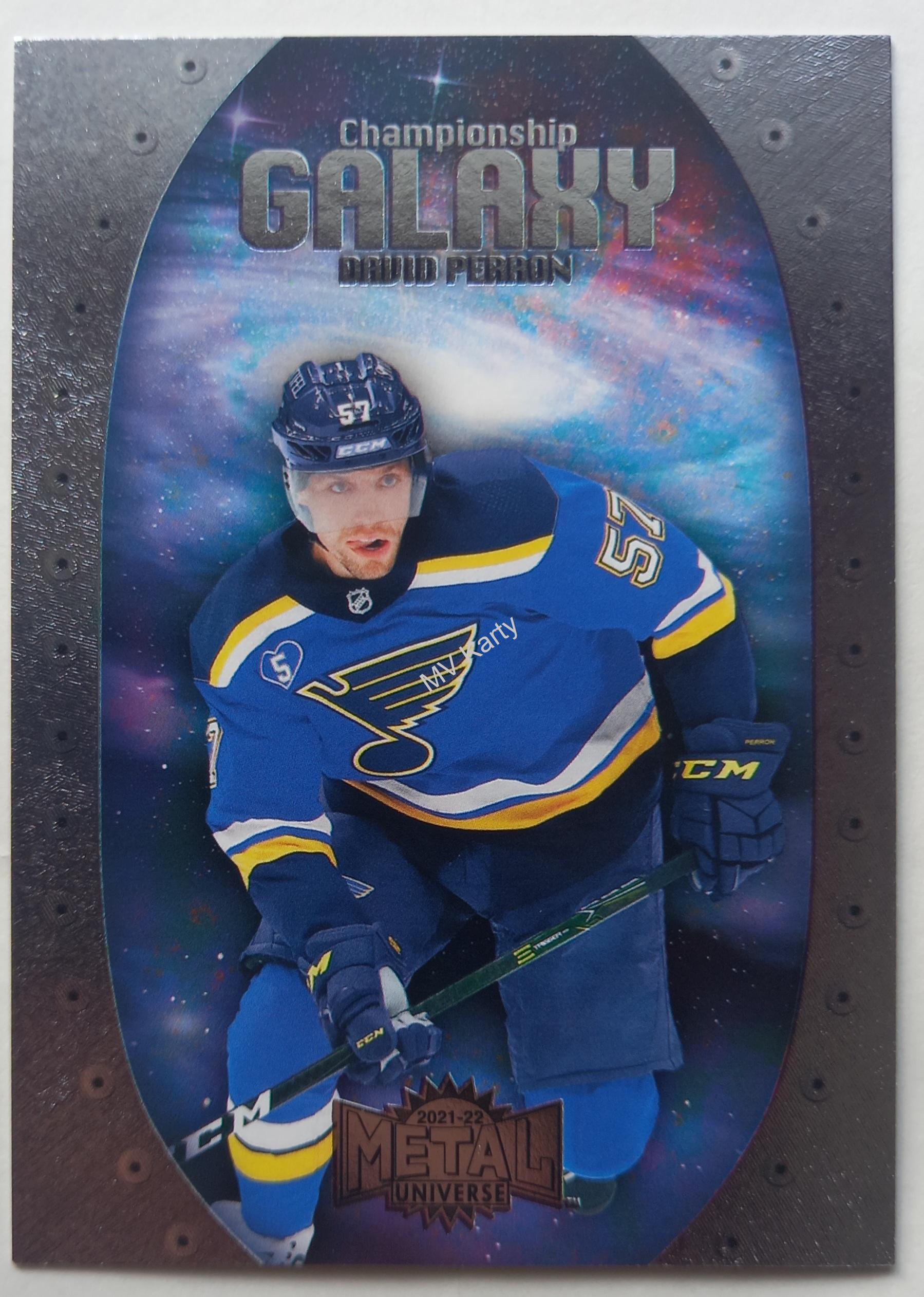 2021-22 Skybox Metal Universe - Championship Galaxy #CG-12 David Perron