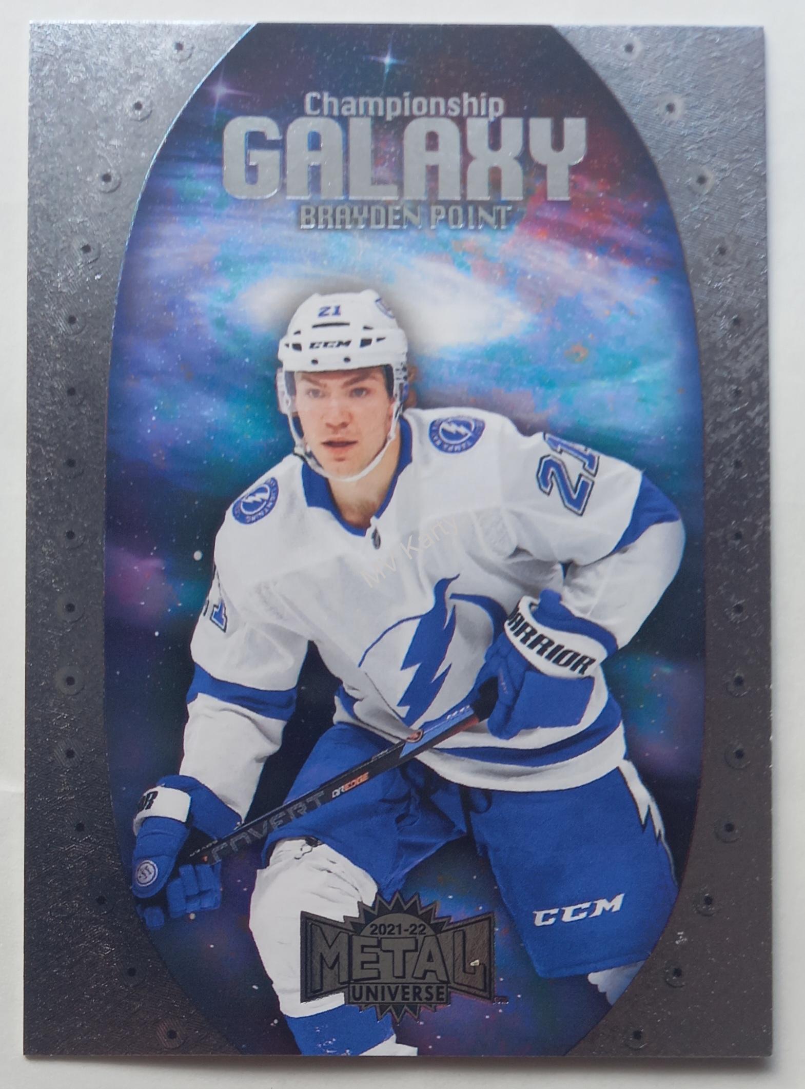 2021-22 Skybox Metal Universe - Championship Galaxy #CG-2 Brayden Point