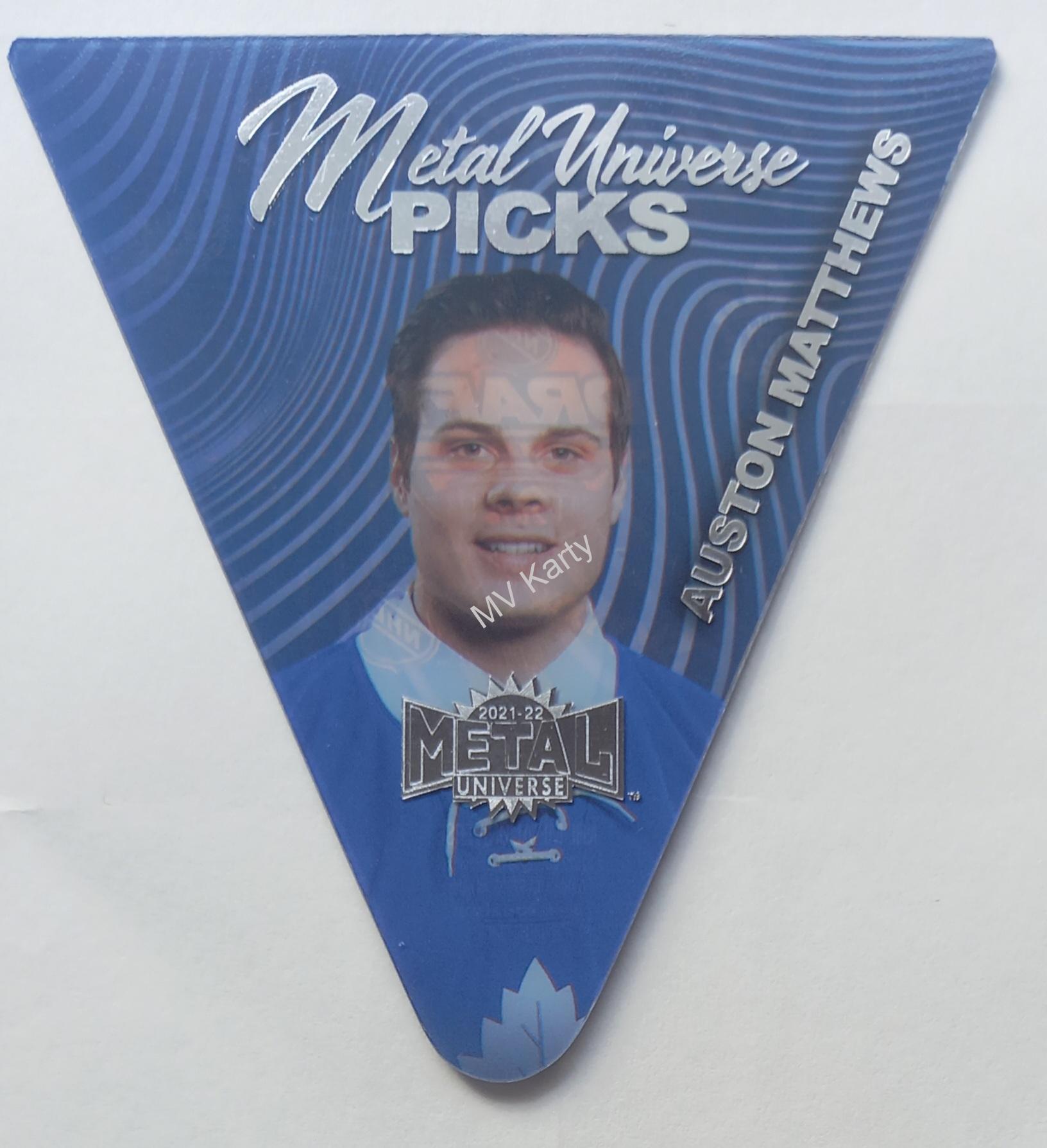2021-22 Skybox Metal Universe - Picks Acetate #P-15 Auston Matthews