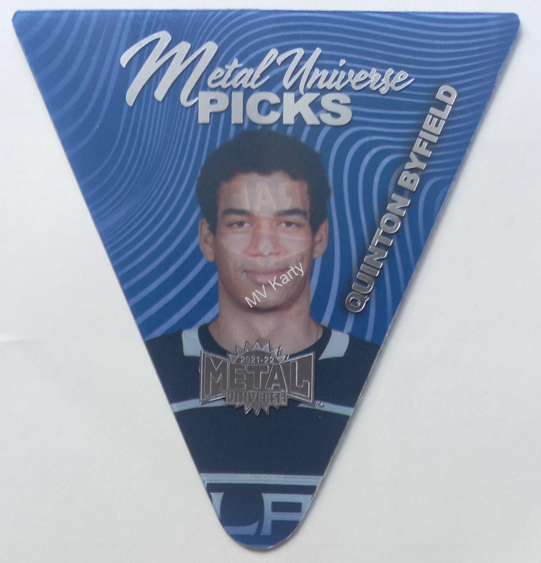 2021-22 Skybox Metal Universe - Picks Acetate #P-16 Quinton Byfield