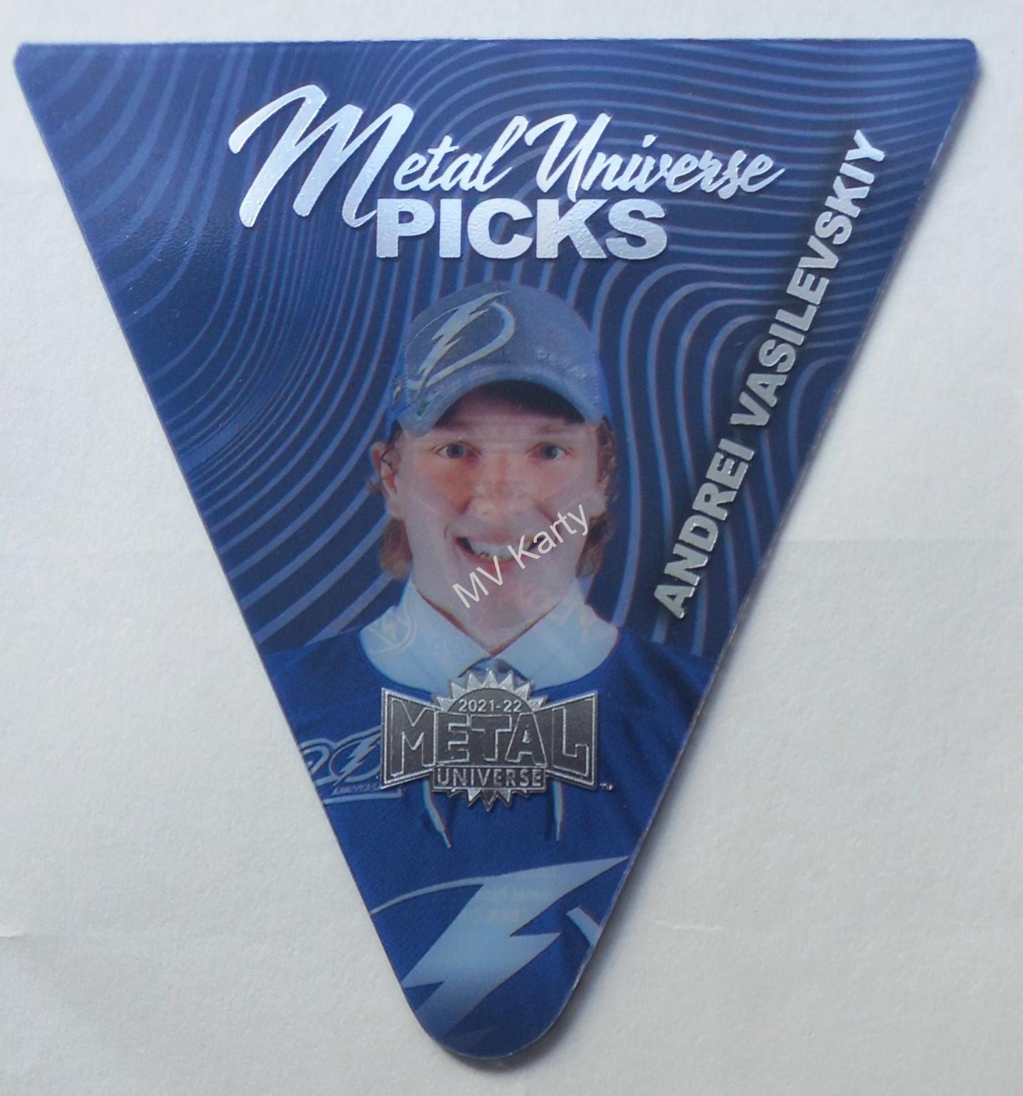2021-22 Skybox Metal Universe - Picks Acetate #P-9 Andrei Vasilevskiy