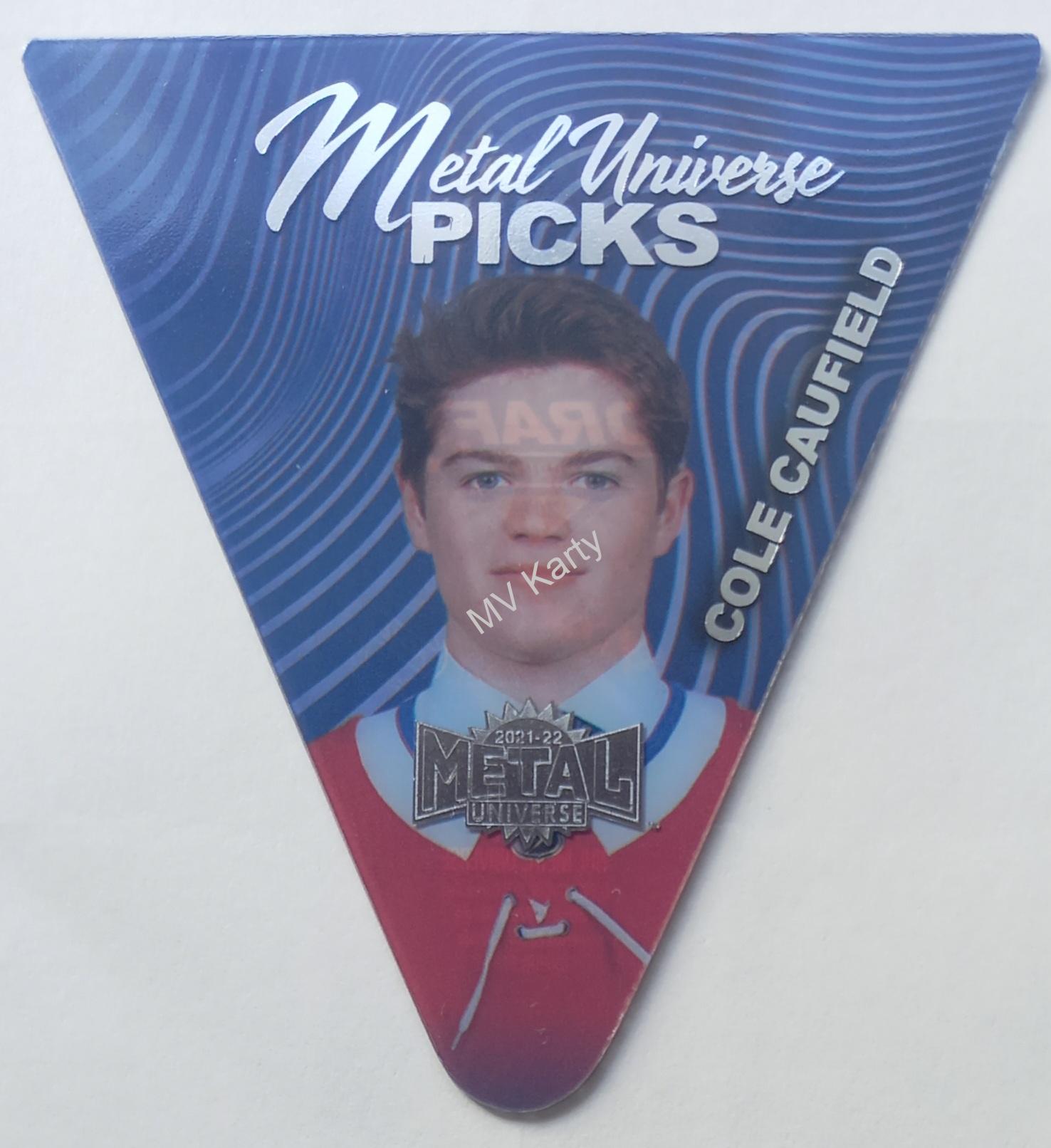 2021-22 Skybox Metal Universe - Picks Acetate #P-19 Cole Caufield
