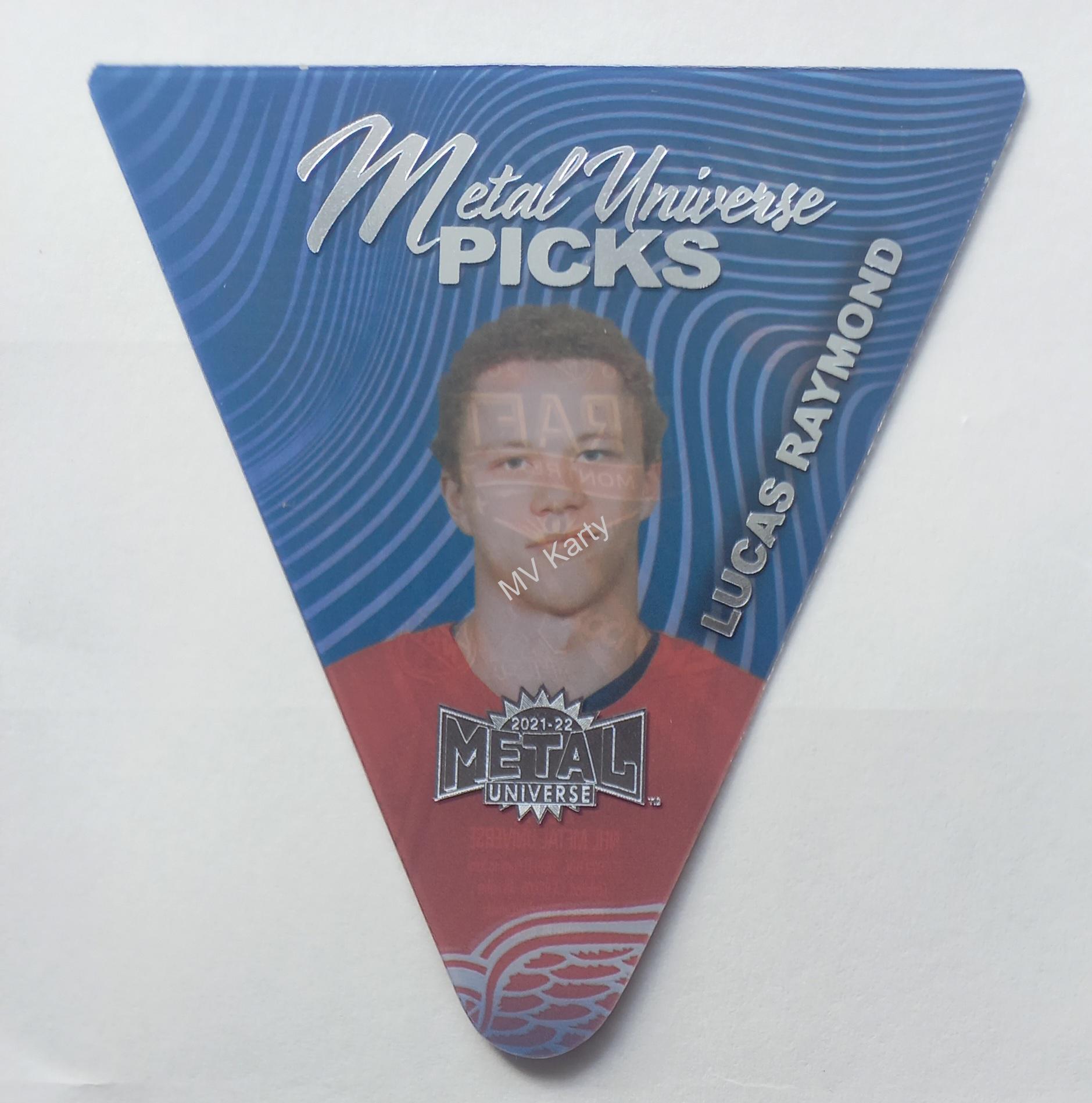 2021-22 Skybox Metal Universe - Picks Acetate #P-11 Lucas Raymond