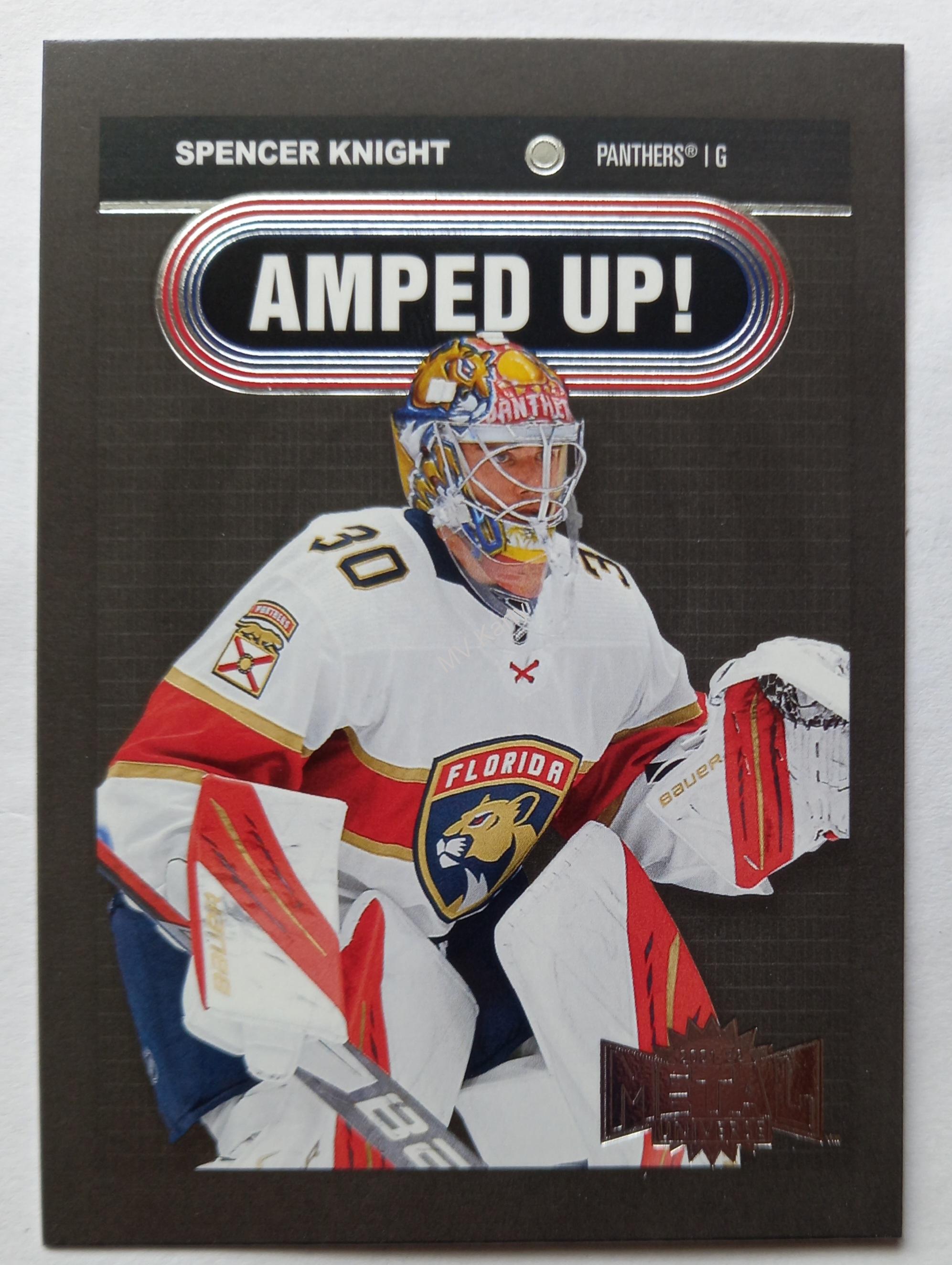 2021-22 Skybox Metal Universe - Amped Up #AU-16 Spencer Knight