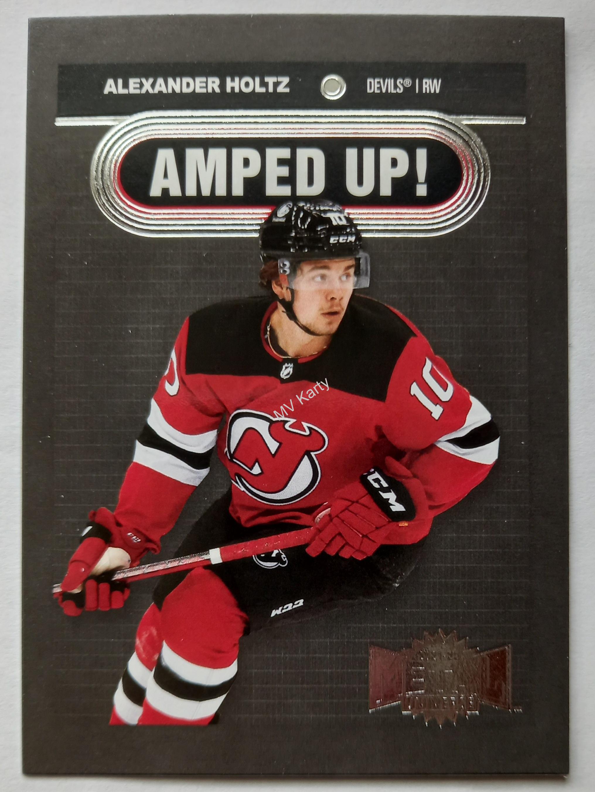 2021-22 Skybox Metal Universe - Amped Up #AU-21 Alexander Holtz
