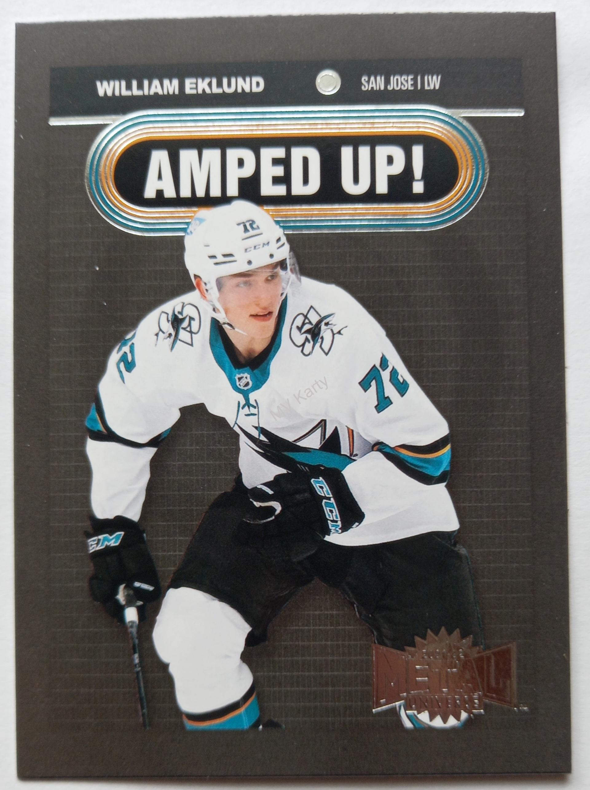 2021-22 Skybox Metal Universe - Amped Up #AU-27 William Eklund