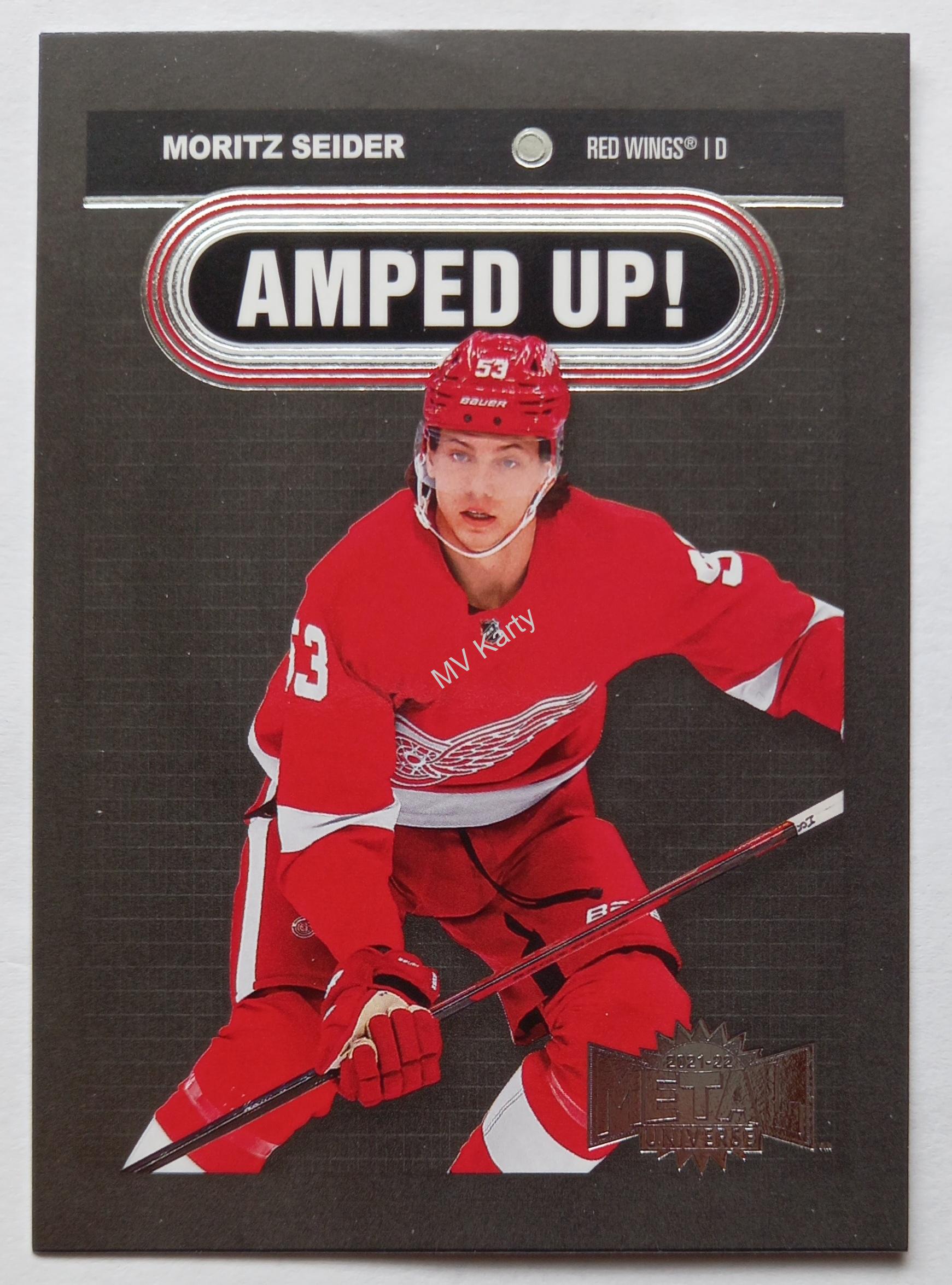 2021-22 Skybox Metal Universe - Amped Up #AU-17 Moritz Seider