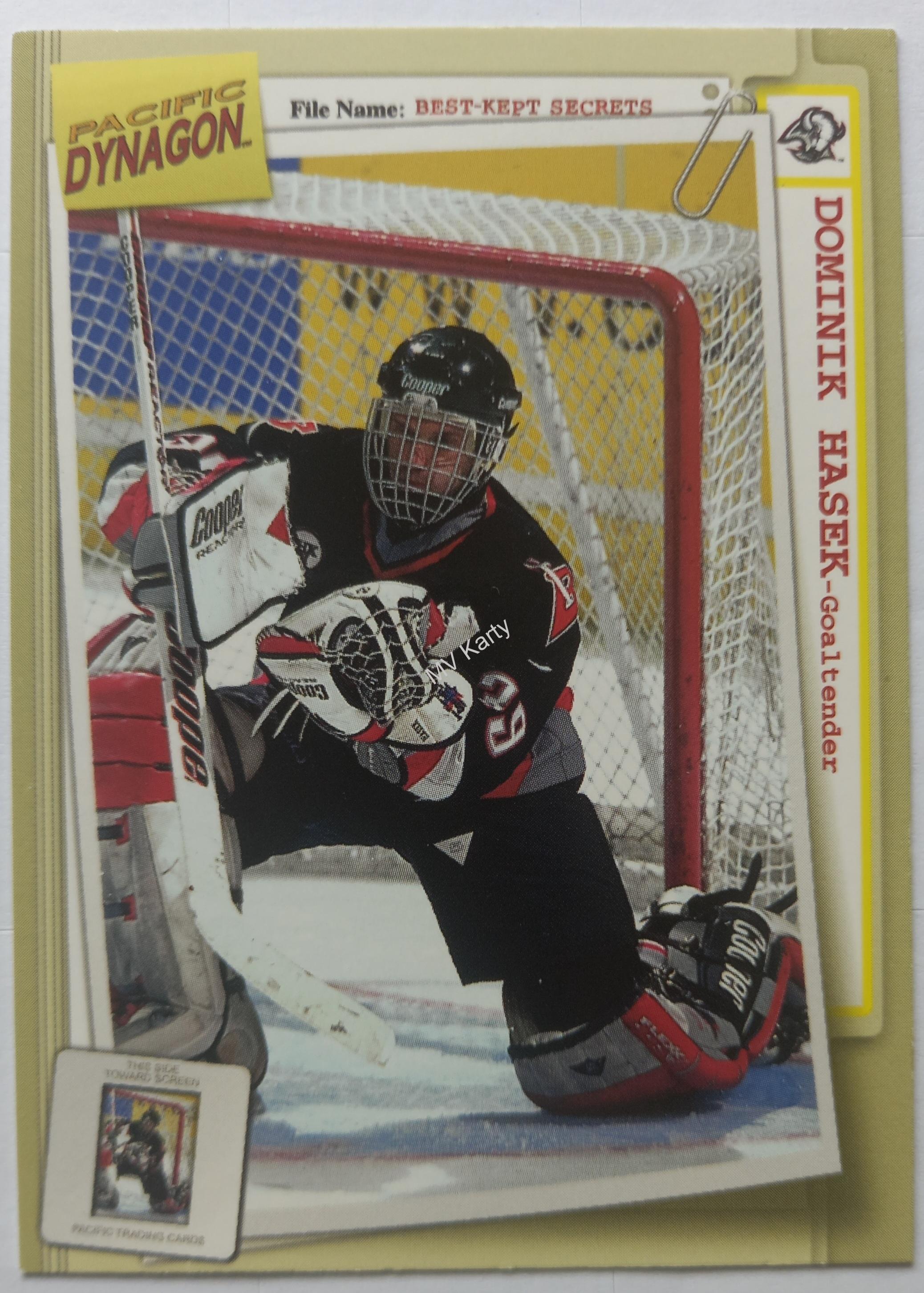 1997-98 Pacific Dynagon - Best-Kept Secrets #10 Dominik Hasek
