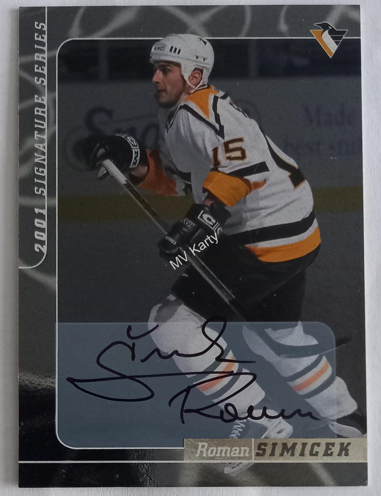 2000-01 In the Game Be A Player Signature Series - Autographs #230 Roman Simicek