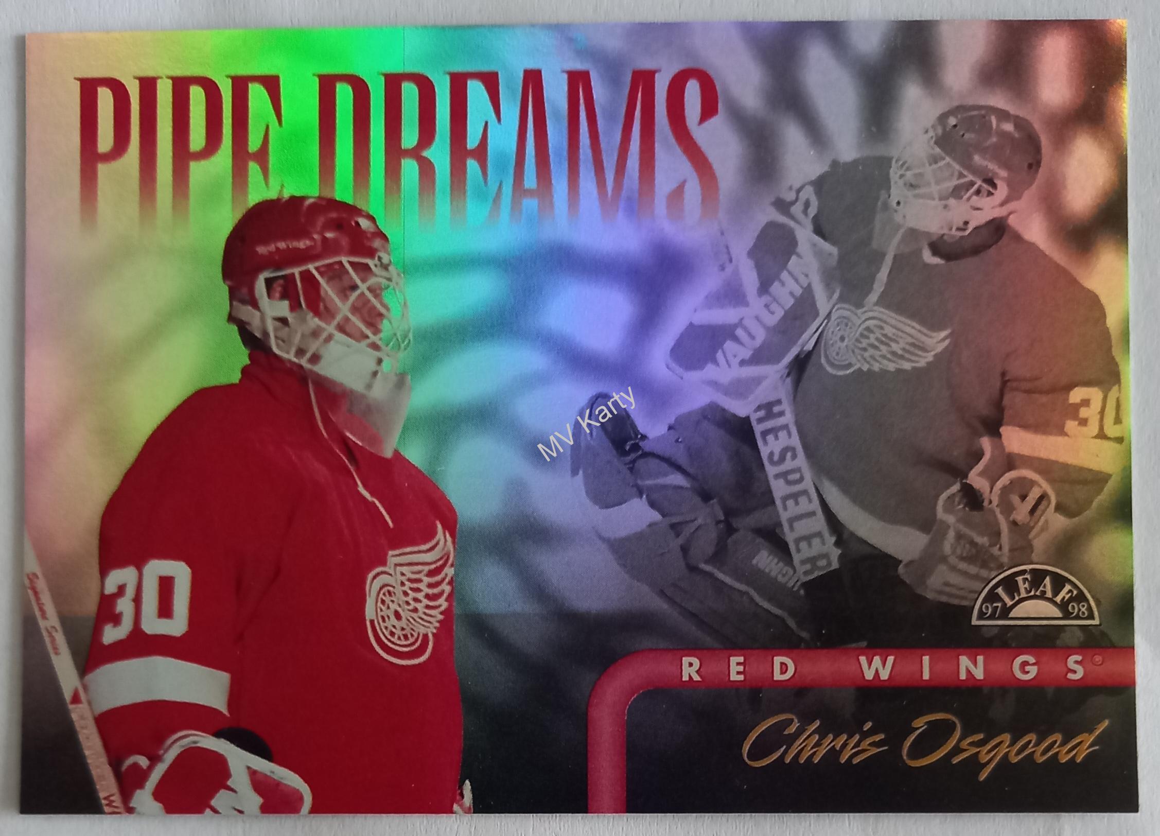 1997-98 Leaf - Pipe Dreams - #14 Chris Osgood #/2,500